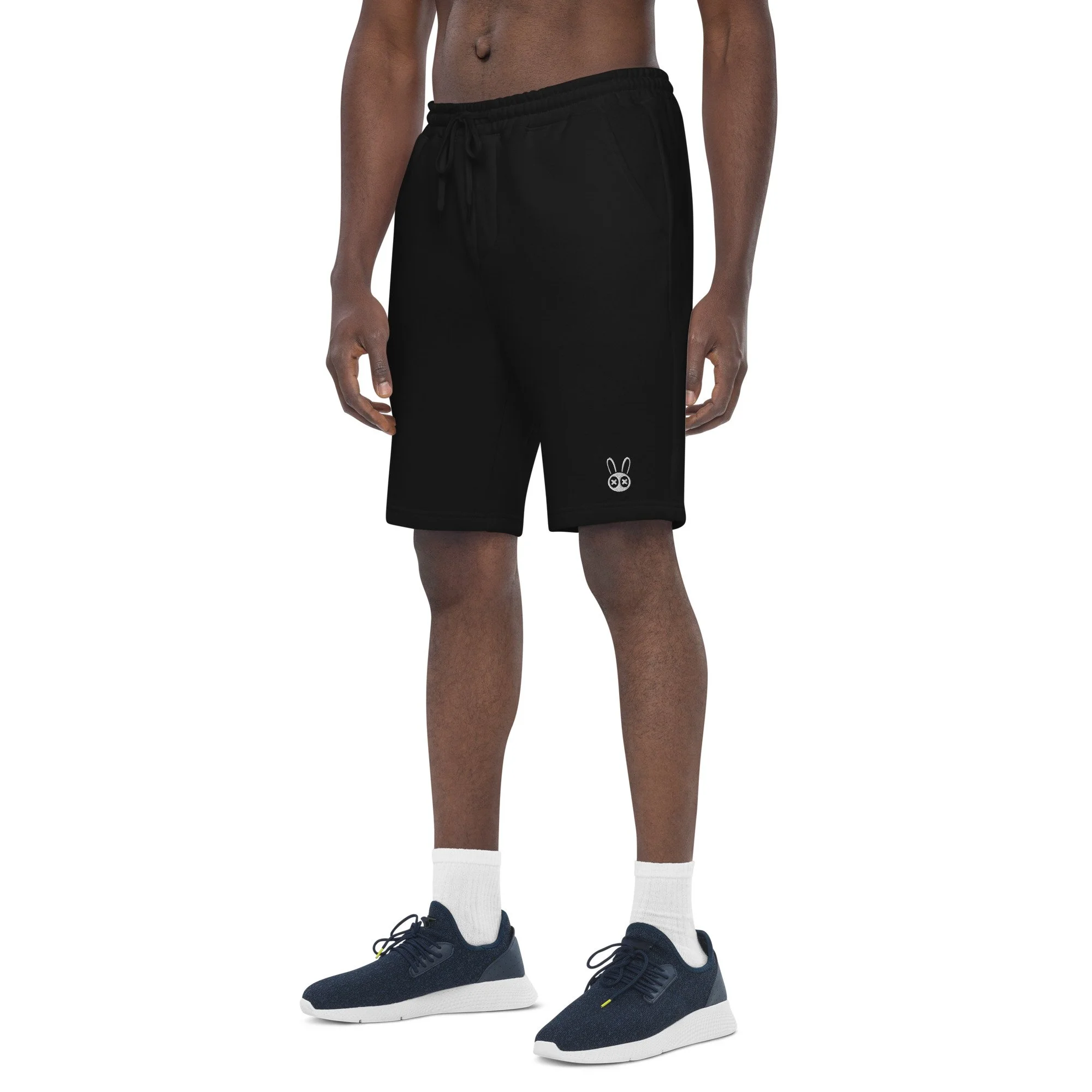 mens-fleece-shorts-black-left-front-6a342bdf815ca.jpg