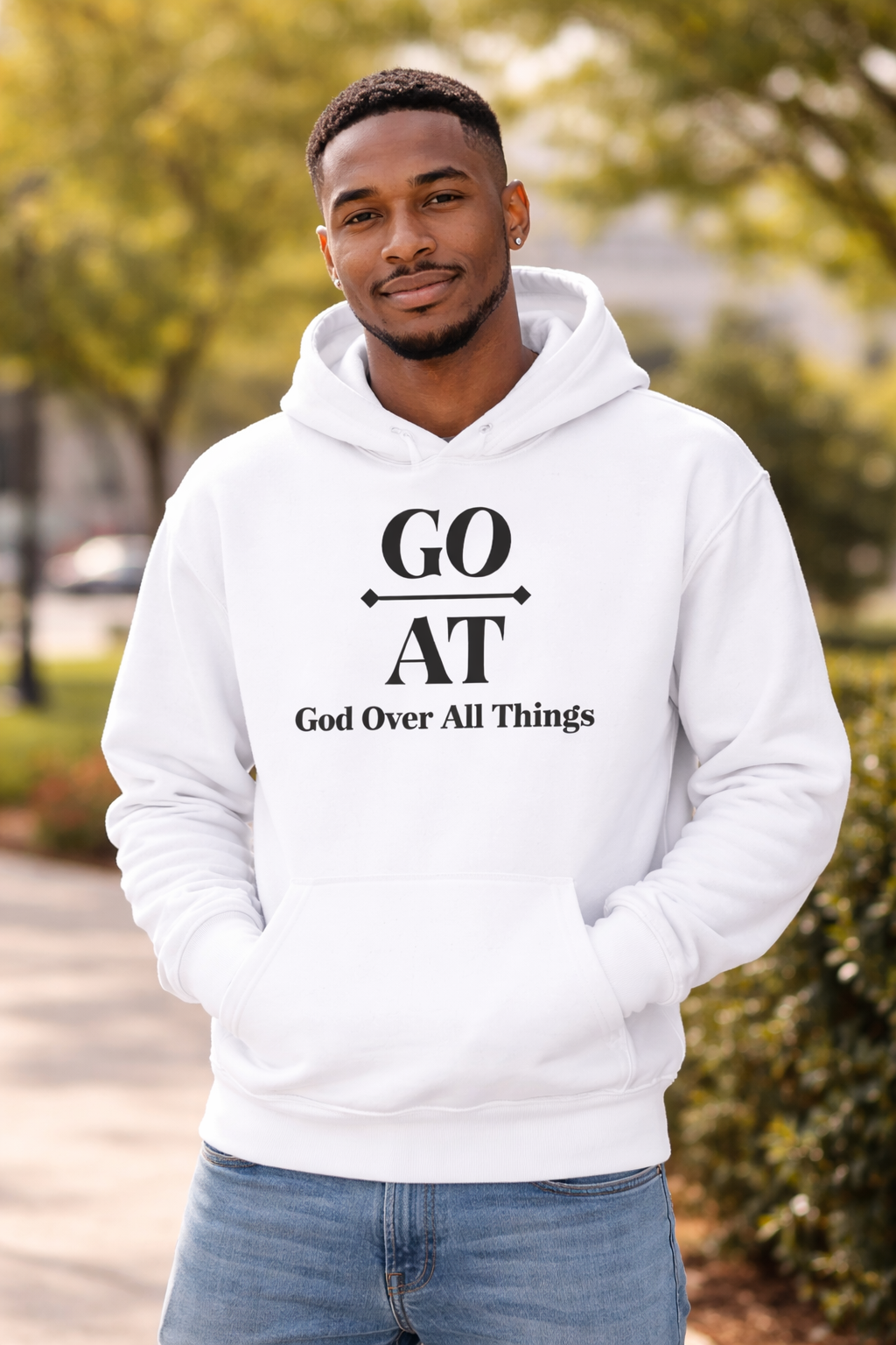 GOAT Hoodie (Black Logo)