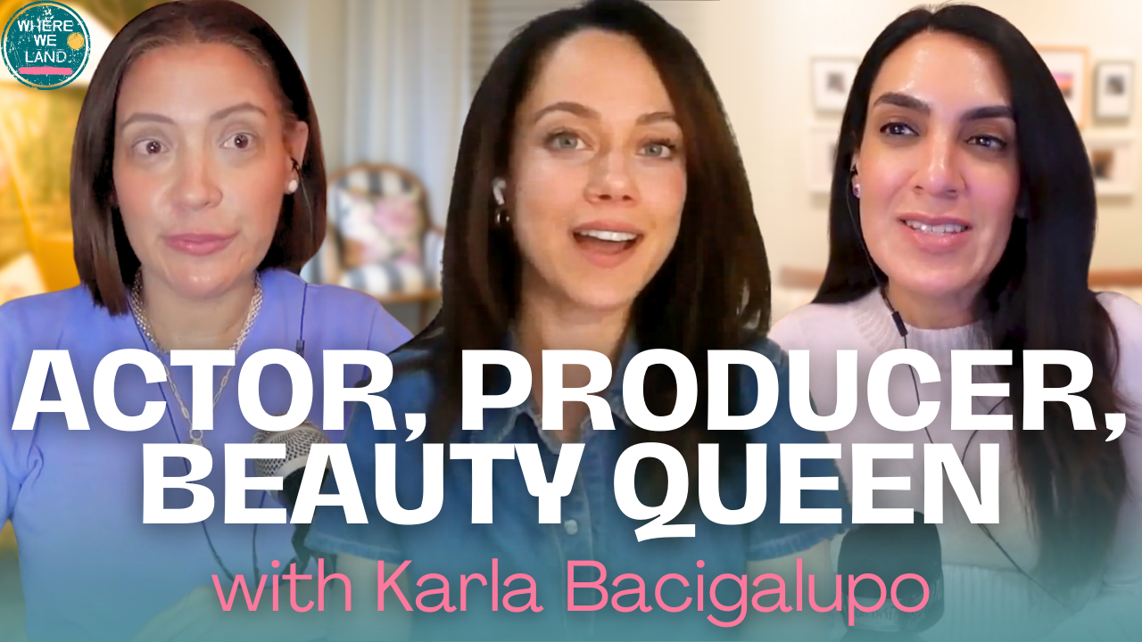 Actor, producer, beauty queen with Karla Bacigalupo