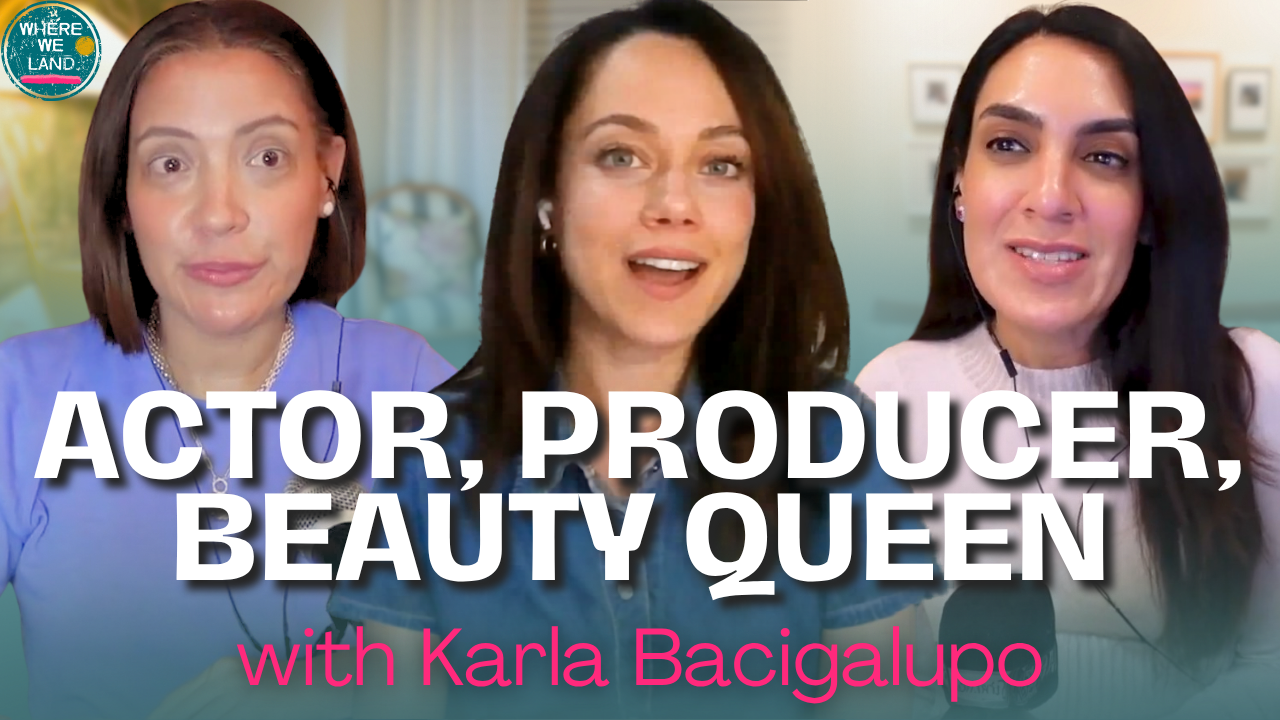 Actor, producer, beauty queen with Karla Bacigalupo