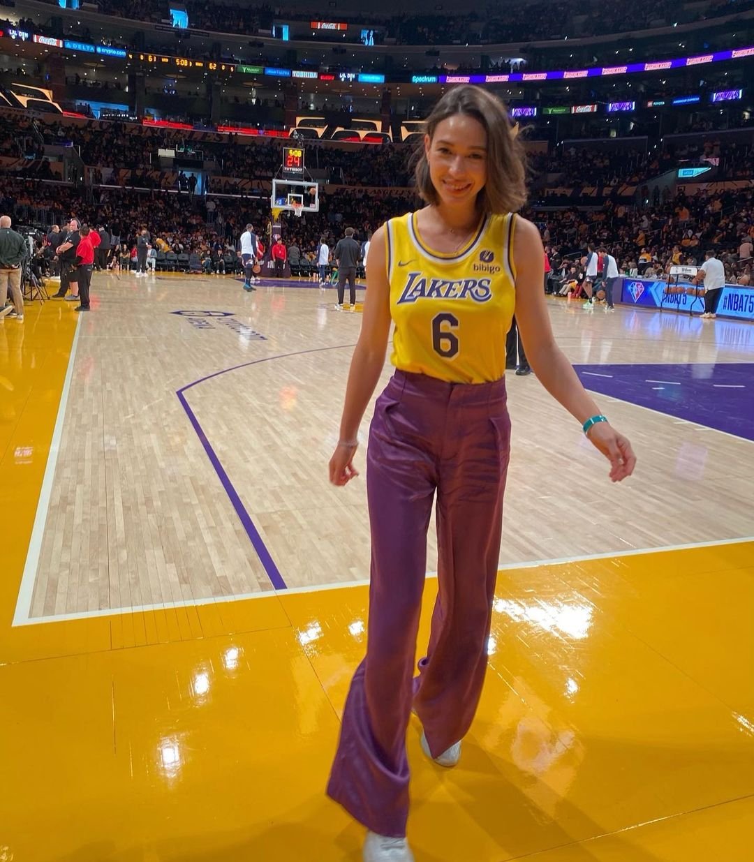 Liv Lo Golding x Bibigo x LA Lakers