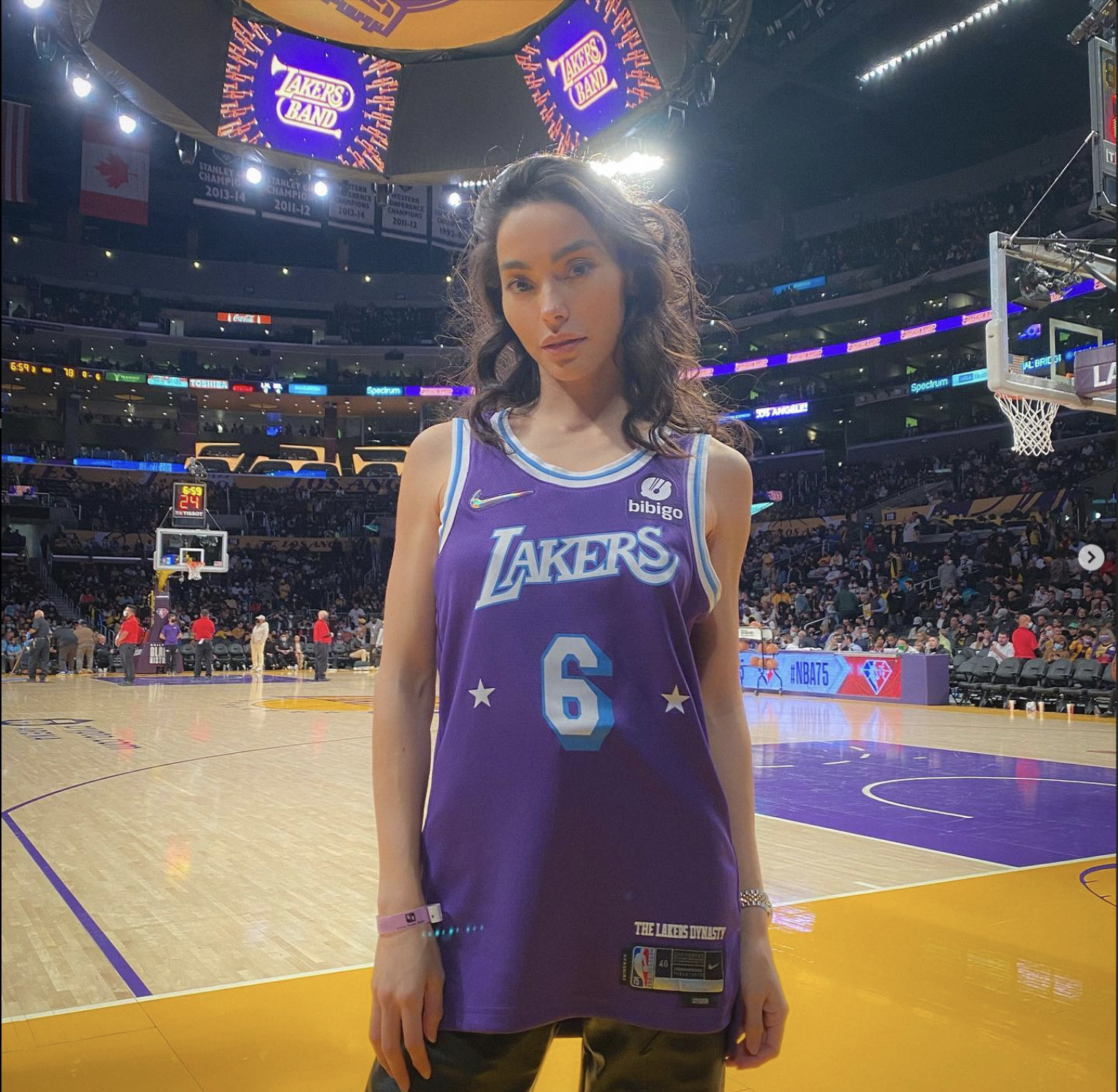 Adrianne Ho x Bibigo x LA Lakers