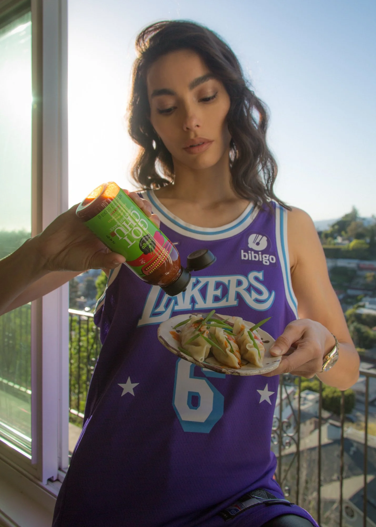 Adrianne Ho x Bibigo x LA Lakers