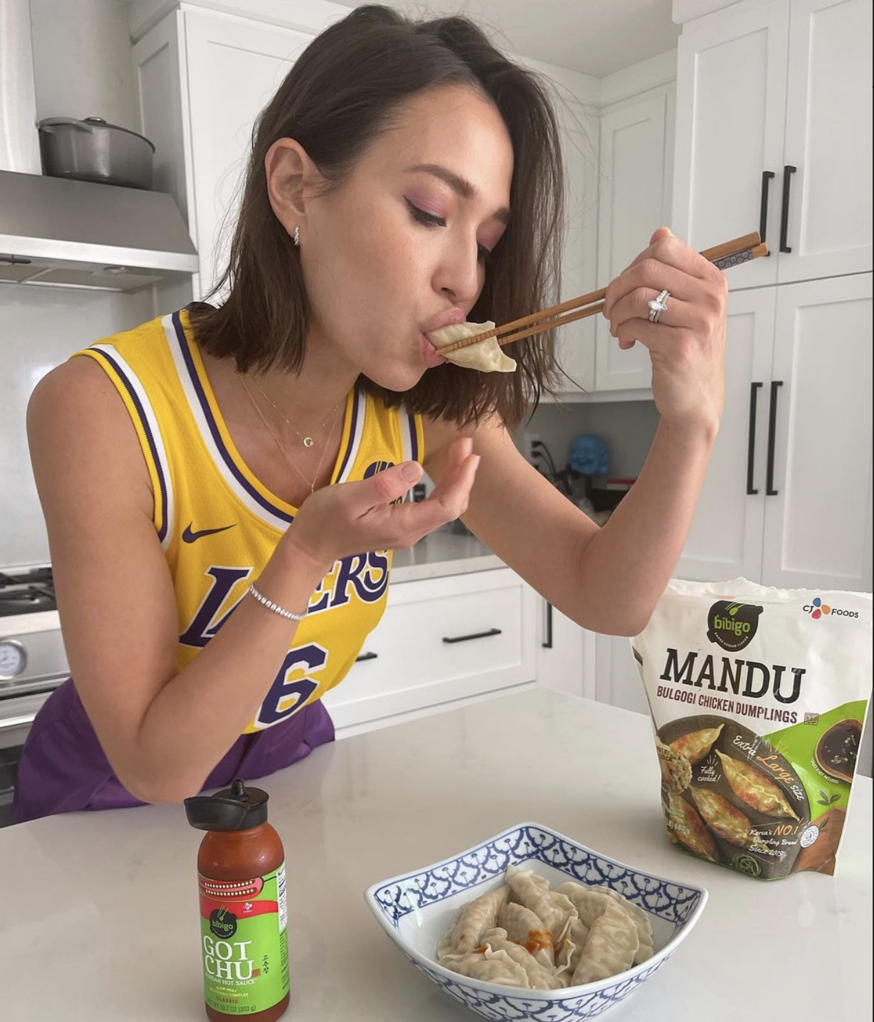 Liv Lo Golding x Bibigo x LA Lakers