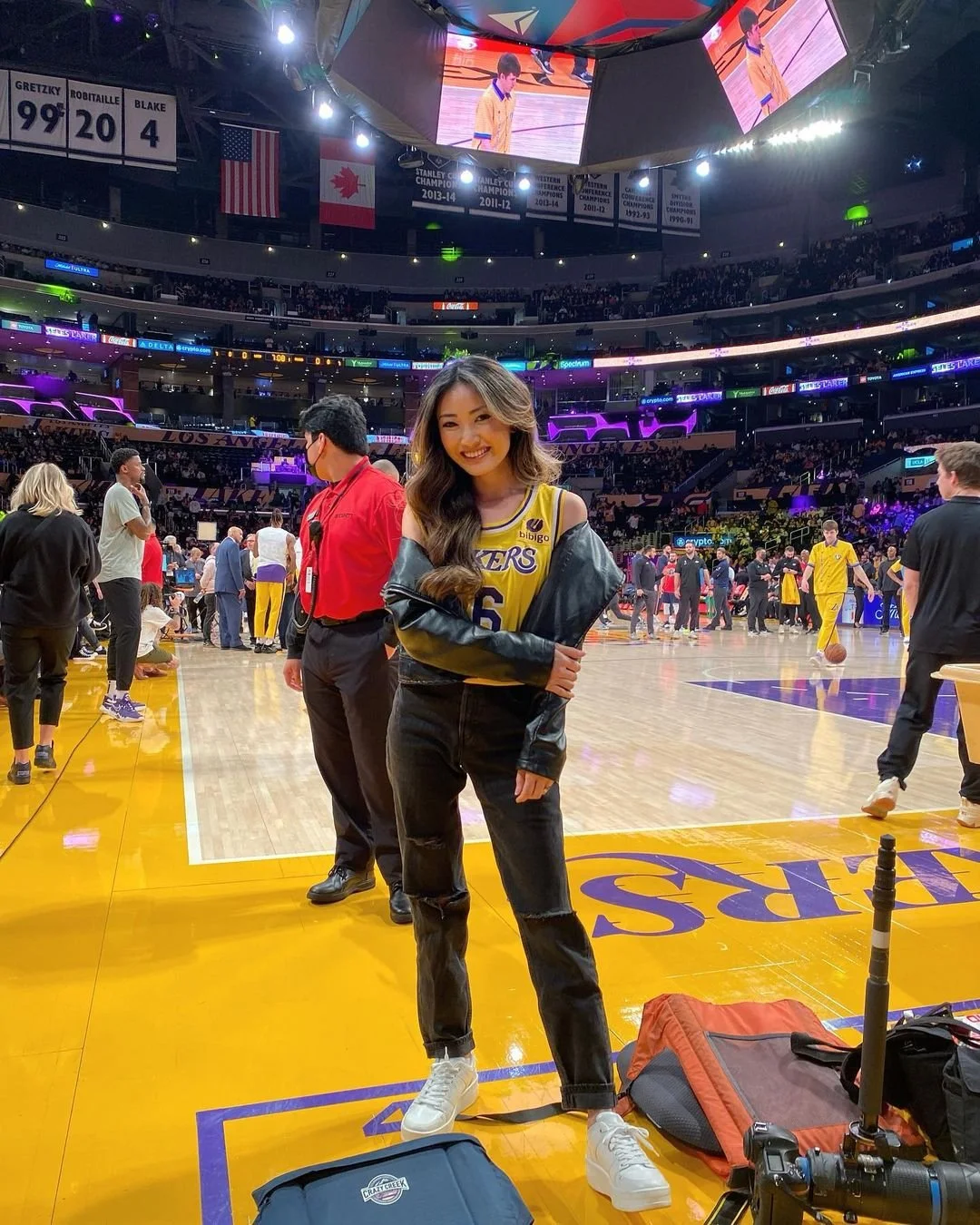 Kylie Sakaida x Bibigo x LA Lakers