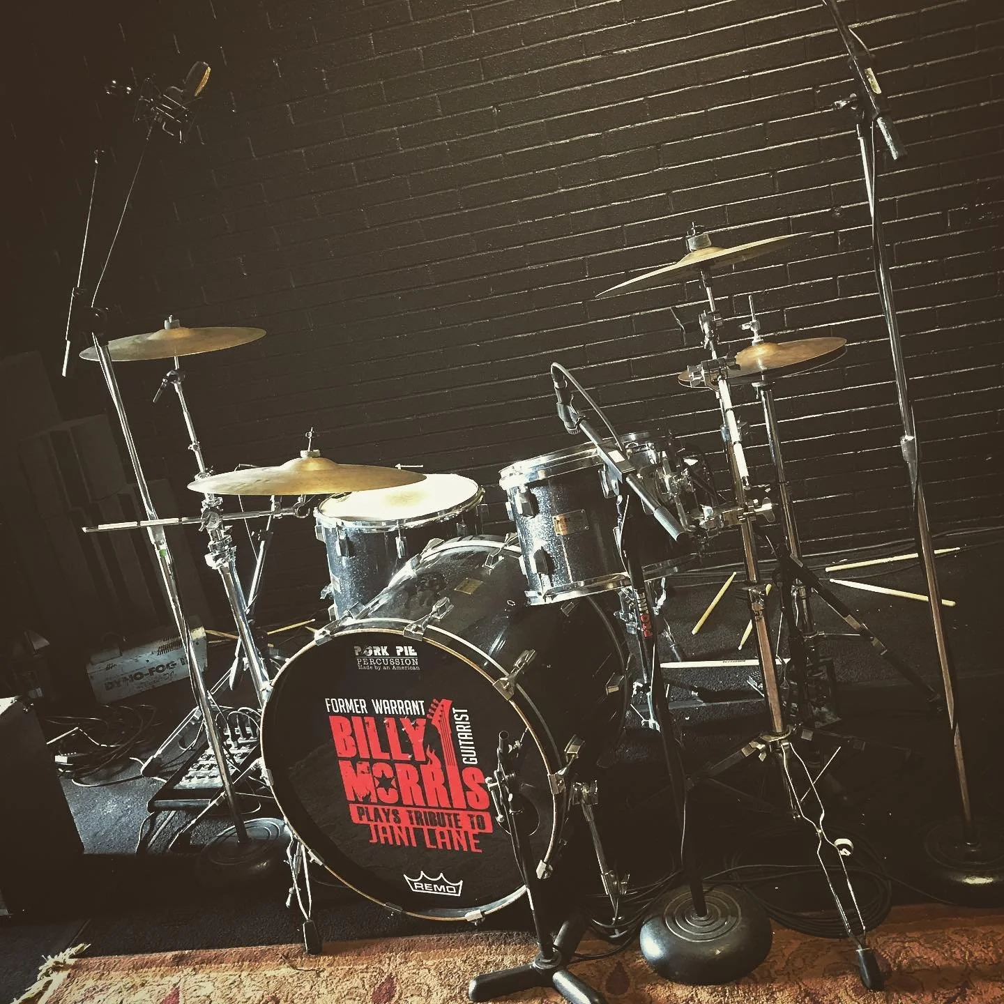 Check out this awesome @porkpiepercussion drum kit! Sounds huge! Come record with it today! 
#cleveland #bayvillage #ohio #music #recordingstudio #recording #studio #drums