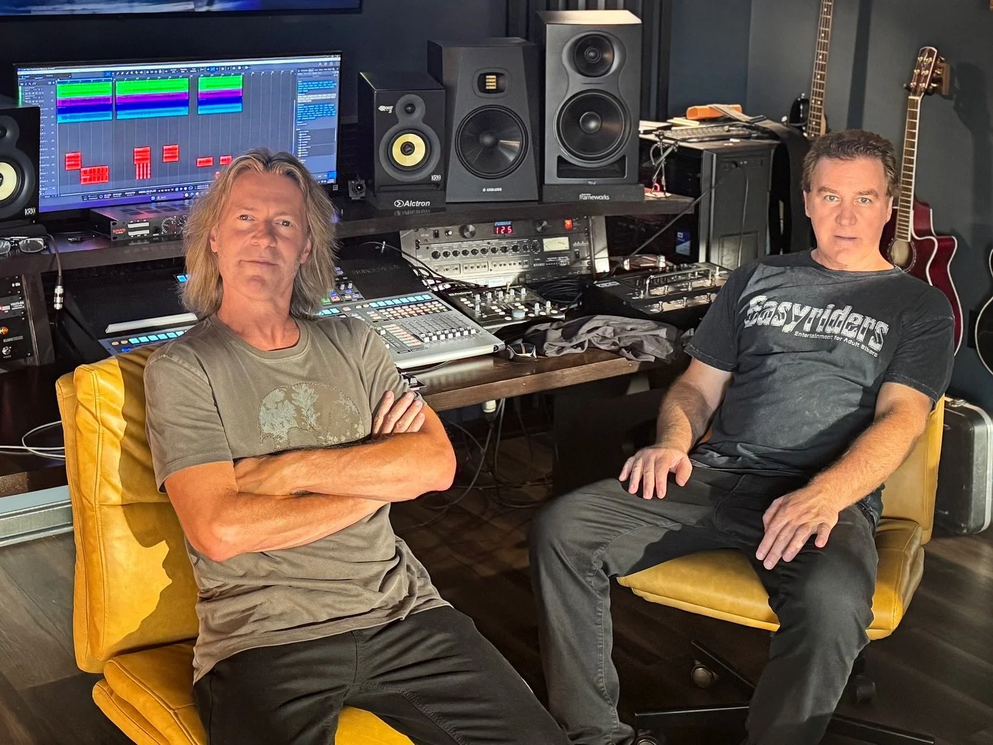 🎙🔥 Big names. Big laughs. Big honor.

Yesterday, Don Jamieson and Jim Florentine&mdash;best known from VH1&rsquo;s legendary That Metal Show&mdash;were in the house at Audio Bay Studios, recording an episode of the Seth Williams Show Podcast ahead 