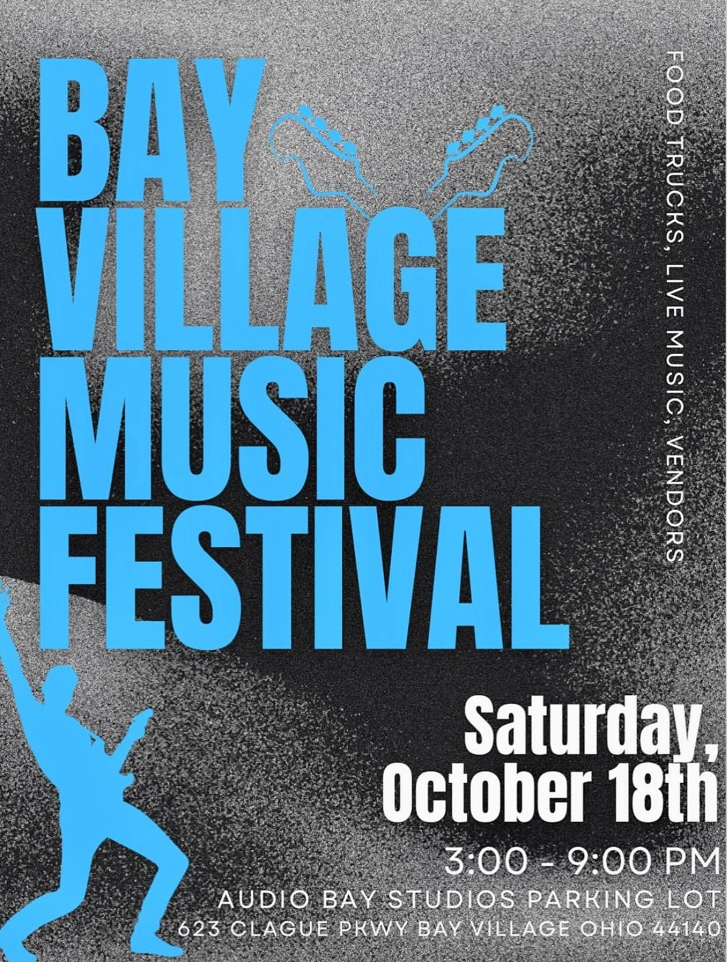 🎸☀️ ROCK THE LOT &mdash; TOMORROW! ☀️🎸
Open to the Public | FREE Outdoor Music Festival

📅 Saturday, October 18 | 3:00&ndash;9:00 PM
📍 BAY ROCKS | 623 Clague Pkwy, Bay Village, OH 44140

Get ready for an incredible day of live music, food trucks,