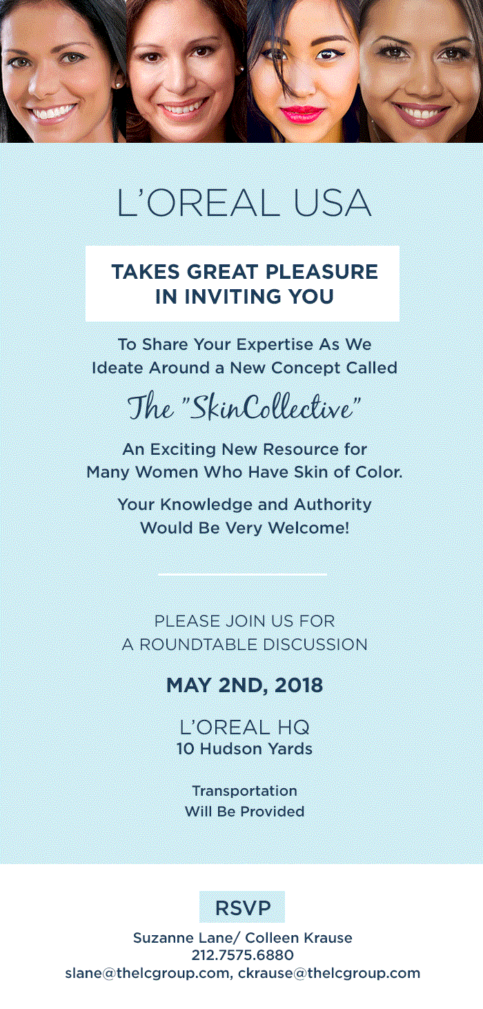 Loreal Skincollective Digital Invite.gif