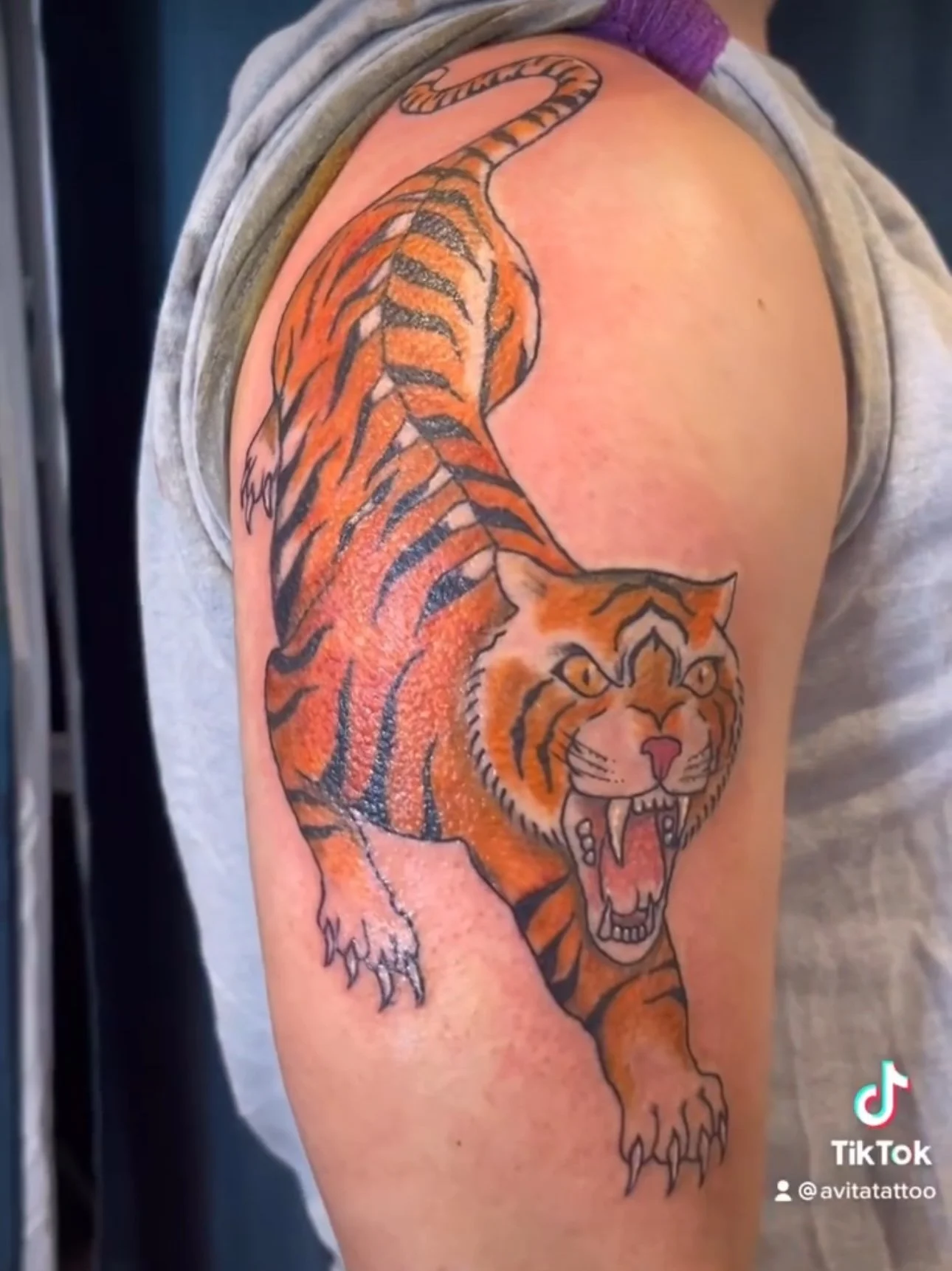 tattoo trends 2025 animal neodraditional men tattoos Rensselaer New York