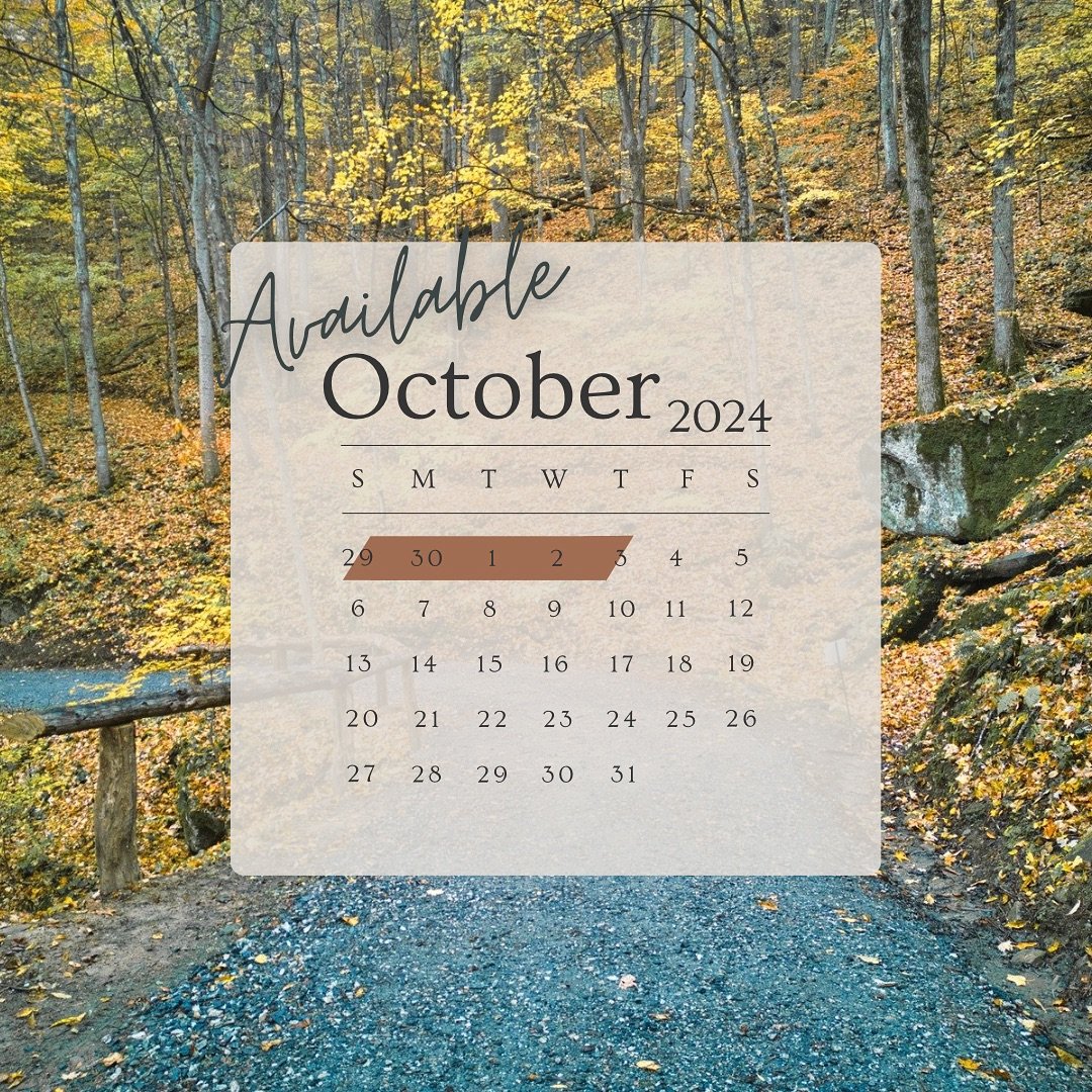 🍁 Fall Availability Alert! 🍁 Due to a last-minute cancellation, we now have prime October dates available at the Retreats at Spring Creek Preserve! Don&rsquo;t miss your chance to experience the breathtaking fall foliage in the mountains. 🌟 Book n