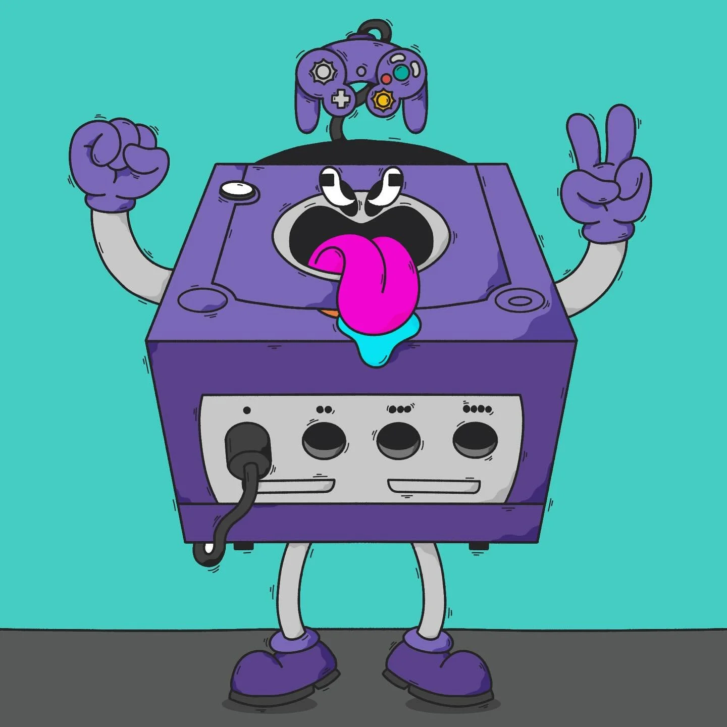 It&rsquo;s sunny, it&rsquo;s Friday and I&rsquo;m feeling nostalgic! I remember so many sleep overs with hours of Mario kart and more sweets than you can shake a stick at haha. 

#GameCube #Nintendo #NintendoGameCube #OldSchool #Gaming #Retro #RetroG