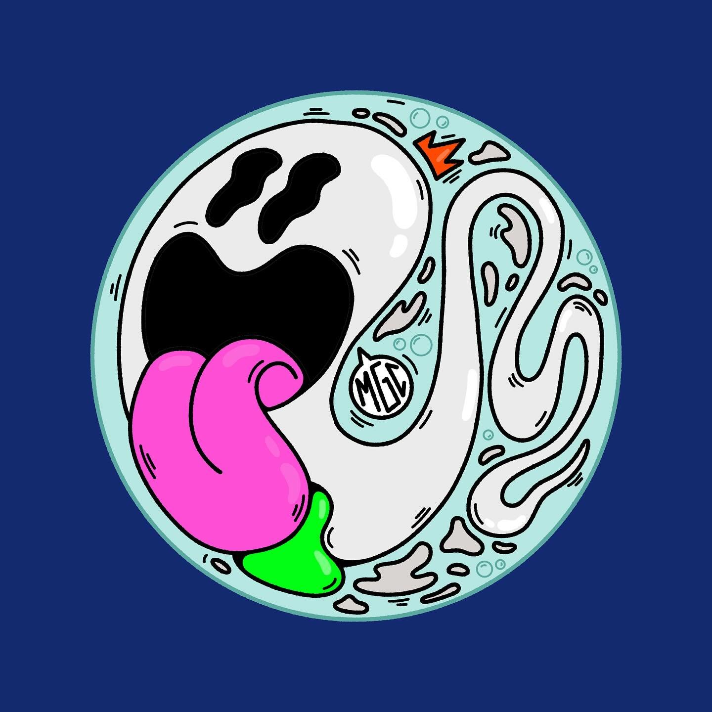 Fun little Saturday doodle of a ghost in a bubble 👻🫧

#illustration #illustrator #drawing #digitaldrawing #art #digitalart #ghost #character #characterdesign #saturday #doodle #sketch