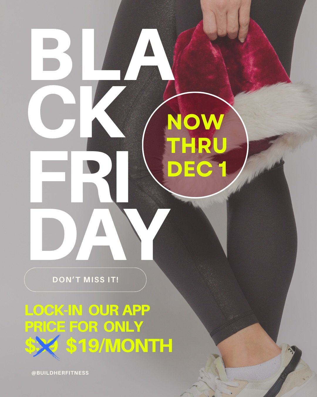 You in?! Join our app with the lowest Black Friday pricing yet!

It has to be said, mamas&mdash;

If you want to transform your body, grow your strength, and not burn out in the process...you&rsquo;ve got to stop doing random workouts and embrace an 
