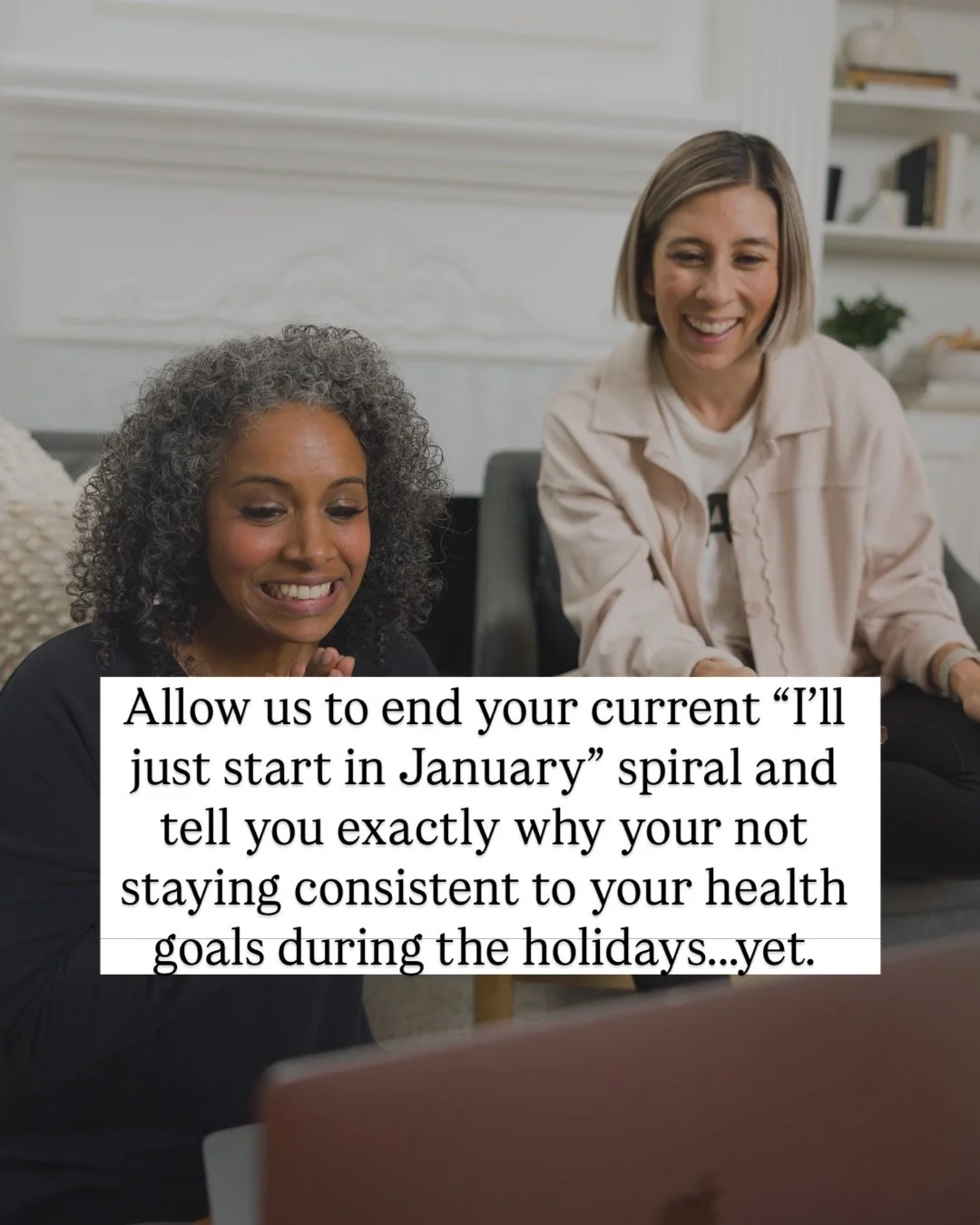 We do things different around here in December ⤵️

No dieting.
No overwhelm.
No waiting for January.

The Holiday Hustle with the *POWER OF 3*
&rarr; 3 simple habits
&rarr; for 2 weeks
&rarr; built for real women with real schedules

Here the 3 thing