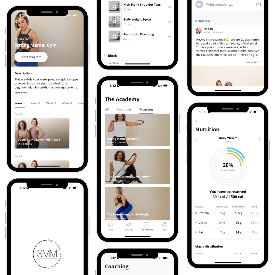 The Strong Mama Academy | App + Community — BUILD HER FITNESS