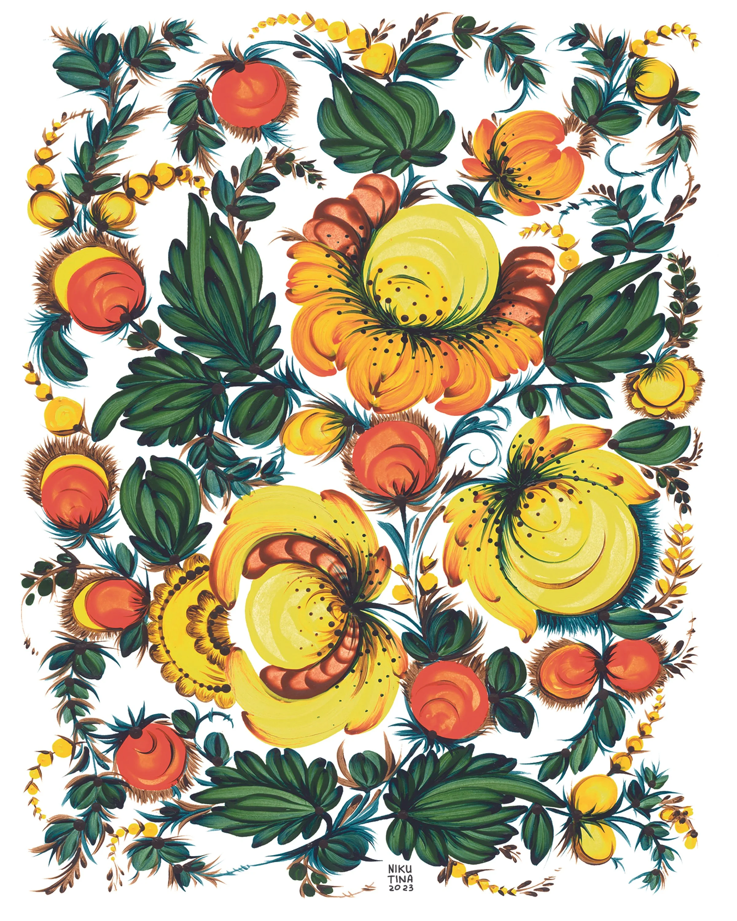 Sunny Bouquet - Print
