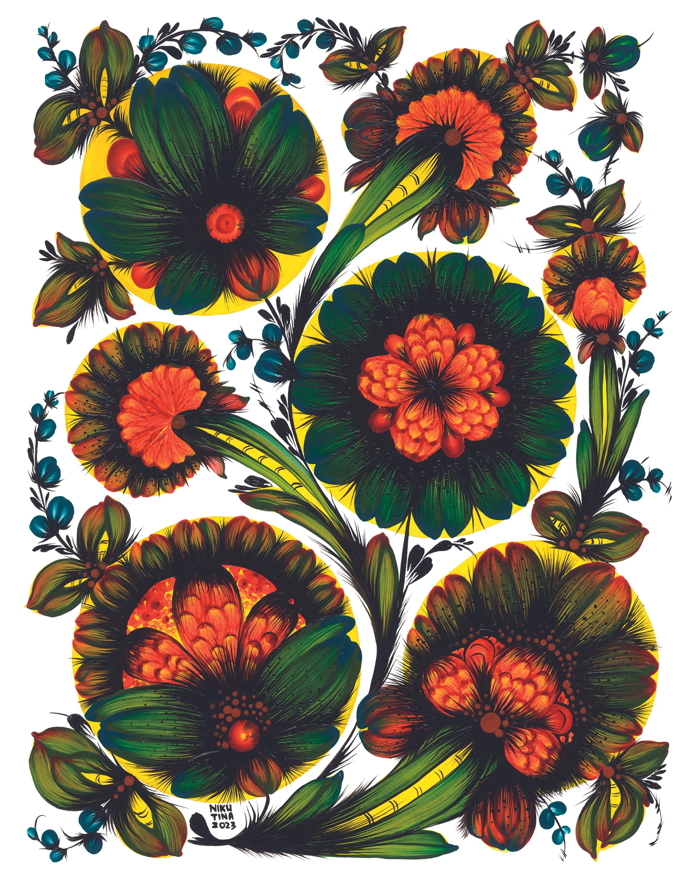 Ember Bloom I - Print