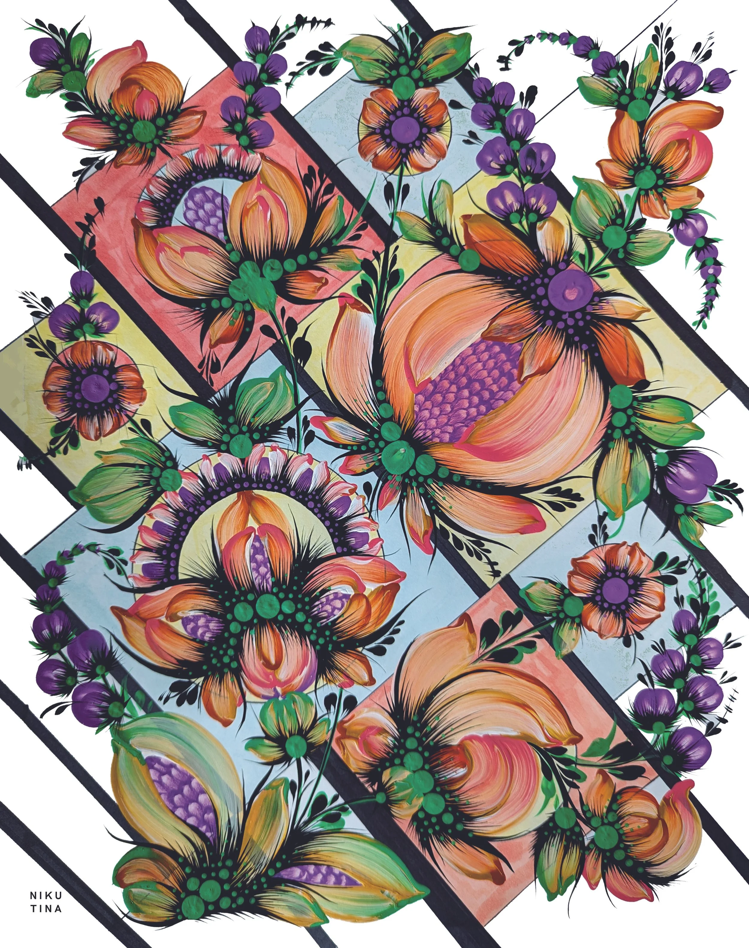 Botanical Grid - Print