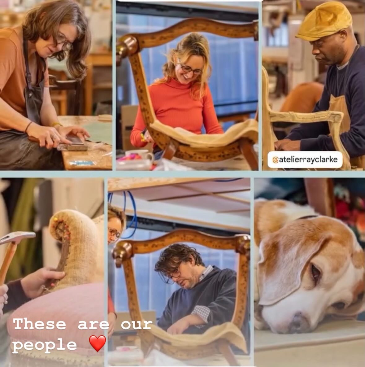 These are our people ❤️

A room full of upholsterers is a pretty wonderful place to be.

Looking forward to welcoming everyone for next week&rsquo;s CPD weekend ✨

#bringiton 
#nextweekend 
#cpd #careerdevelopment #betogether

Thank you again @bysoph