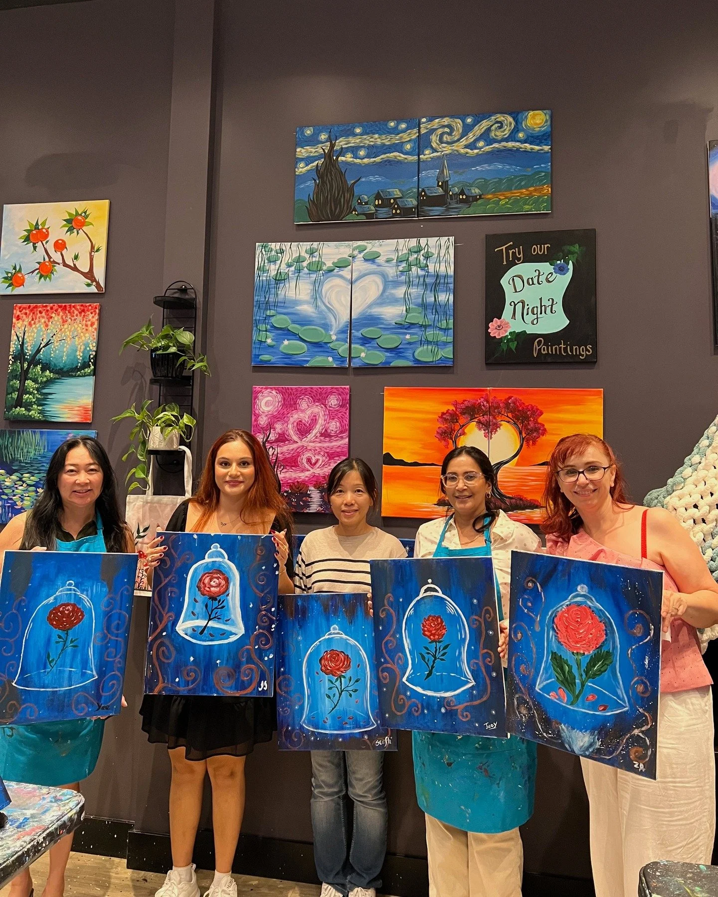 We are so proud to showcase this beautiful and successful Mother &amp; Daughter Paint Night and Dinner that we hosted!

This evening came to life after noticing how tirelessly the mothers in our community work every day. This night was created as a s