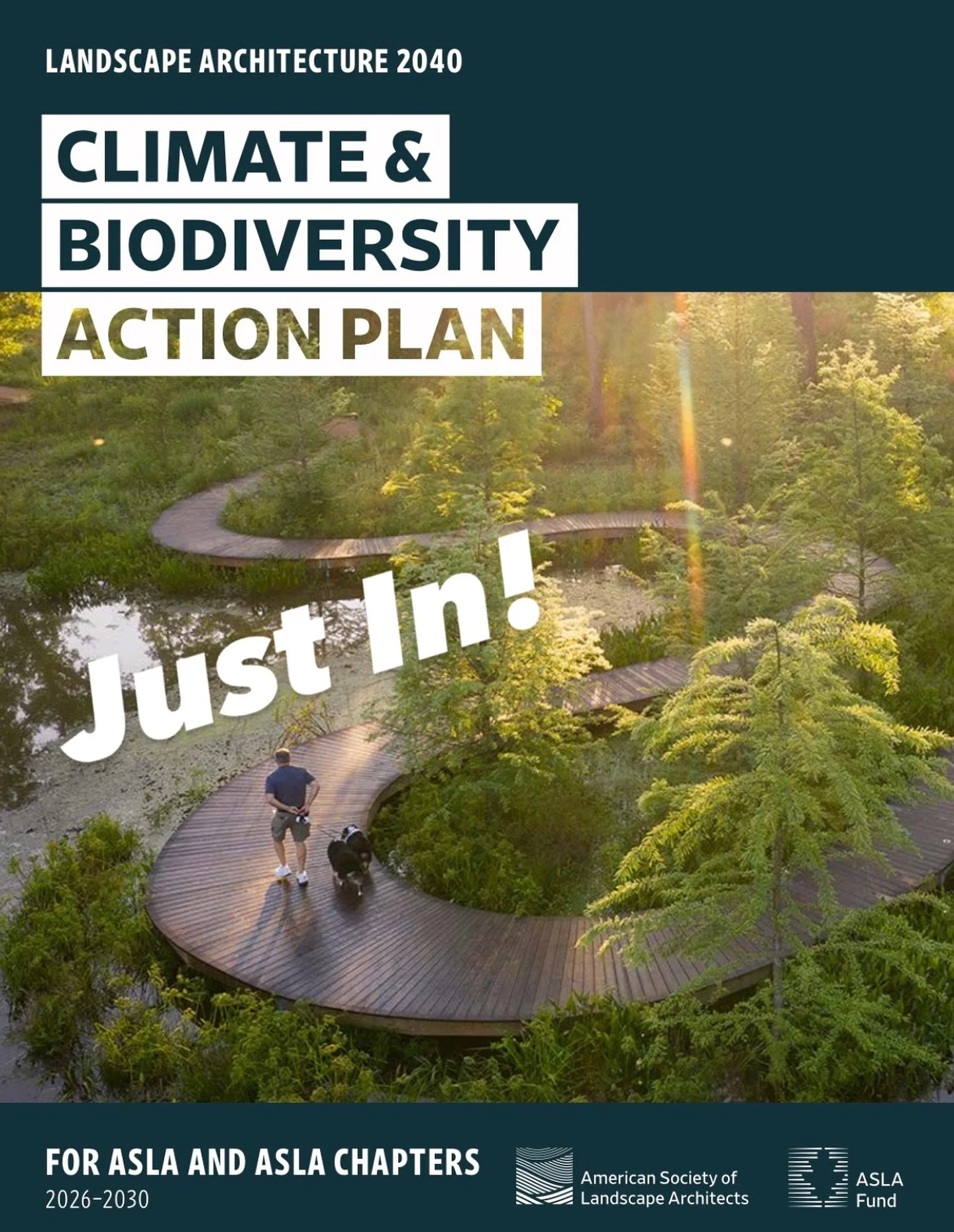 We are thrilled to share the new ASLA Climate and Biodiversity Action Plan that helps guide Landscape Architects to be leaders in green infrastructure projects of all levels. Our very own Jonathan Williams served on the Advisory Group to make this a 