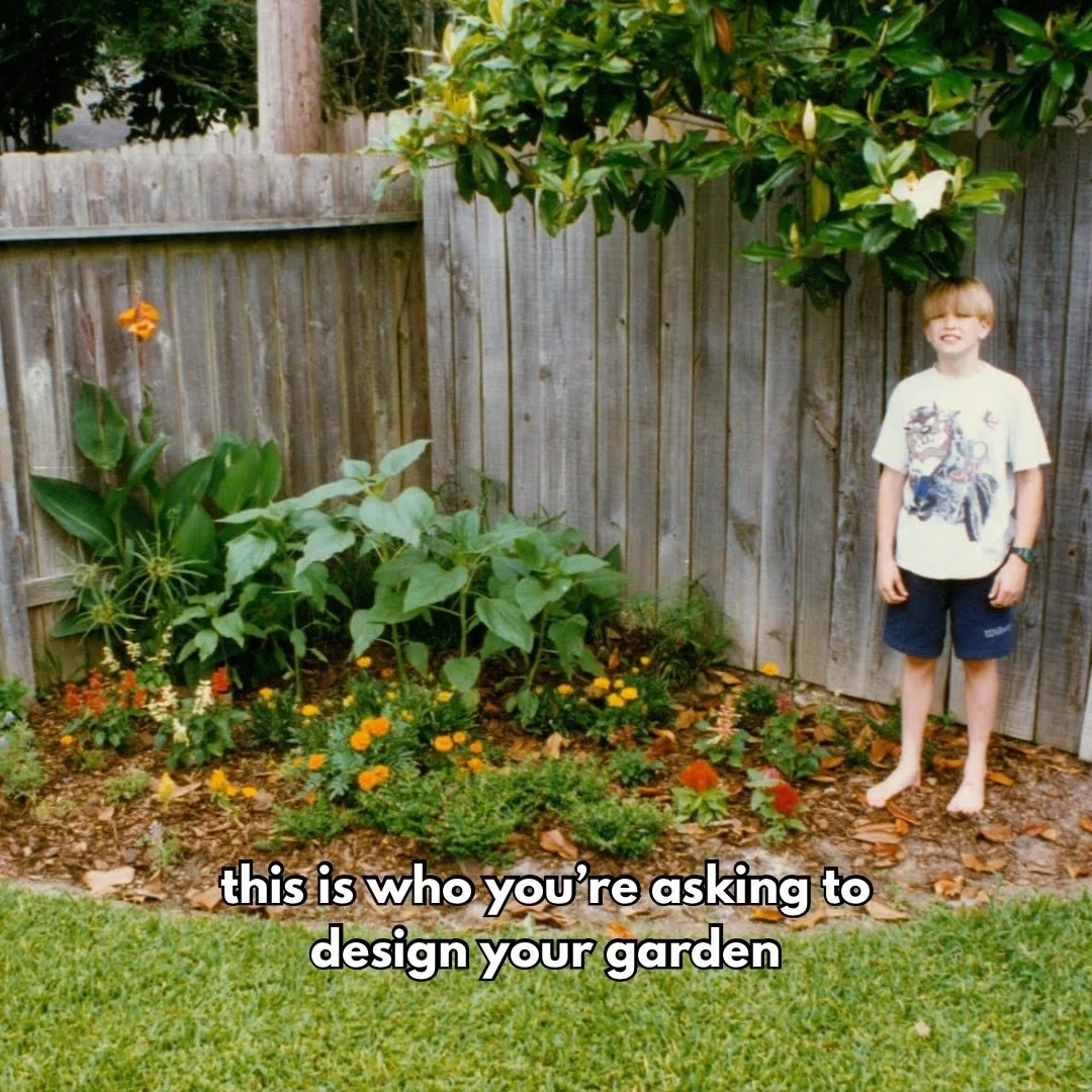 This is who you&rsquo;re asking to run @outdoorpracticela 🥹 Here is our fearless leader Jonathan standing proudly beside the first garden he ever designed! 

#thisiswho #throwback #architect #designer #wlam2026 @nationalasla