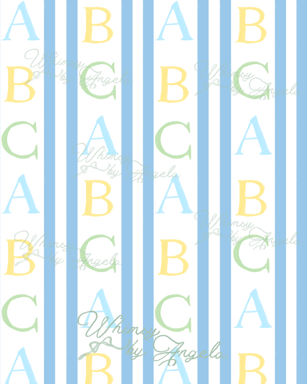 ABC Lines Blue