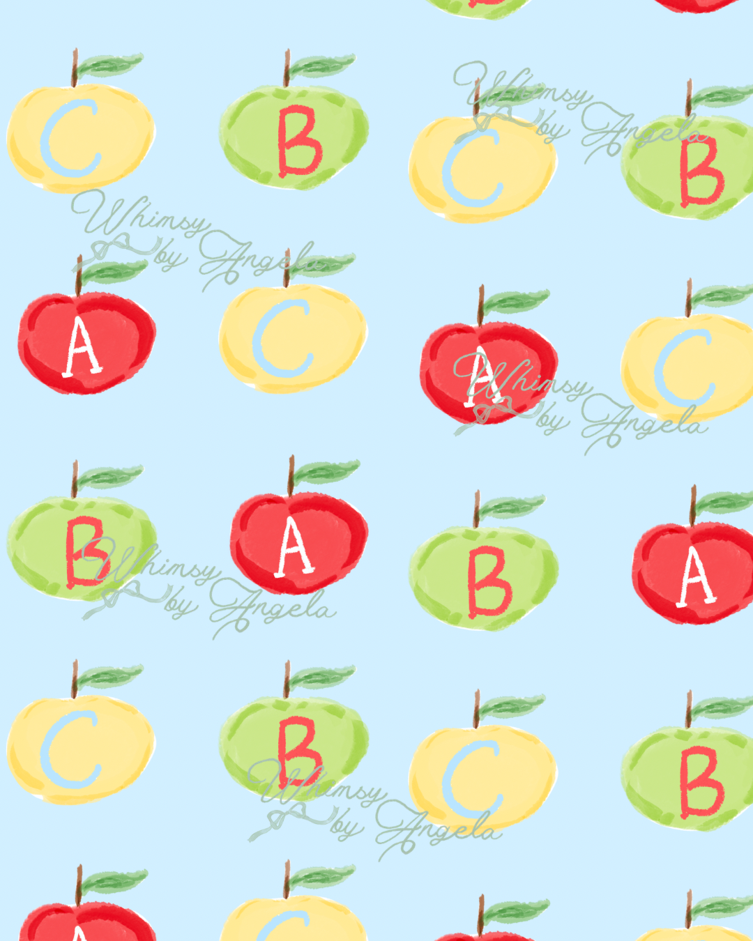 ABC Red Green and Yellow