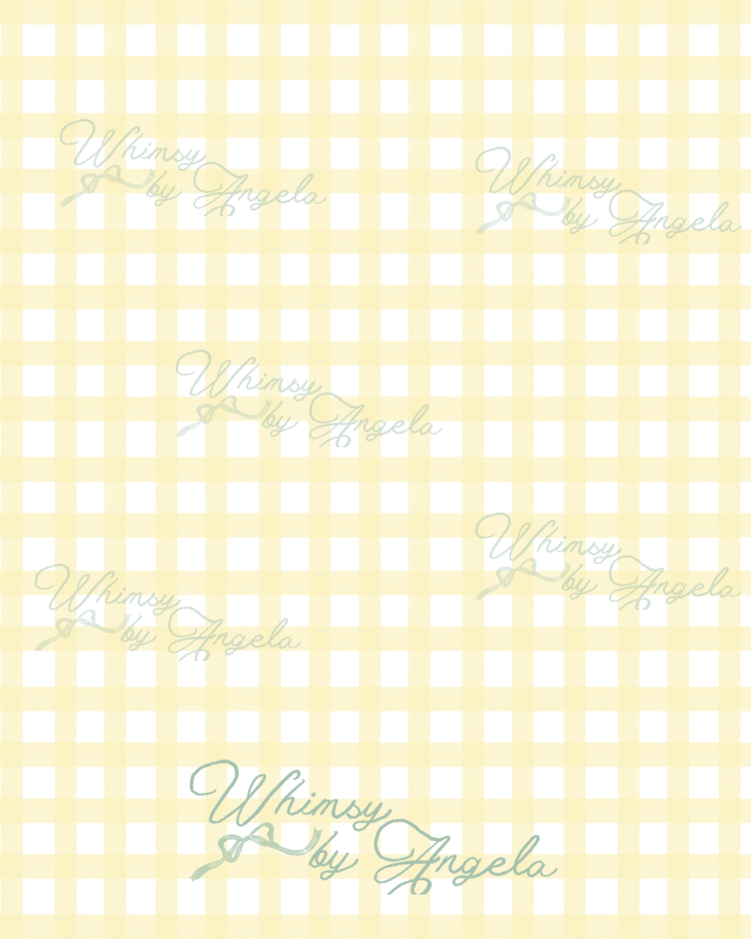 The Basics - Yellow Gingham