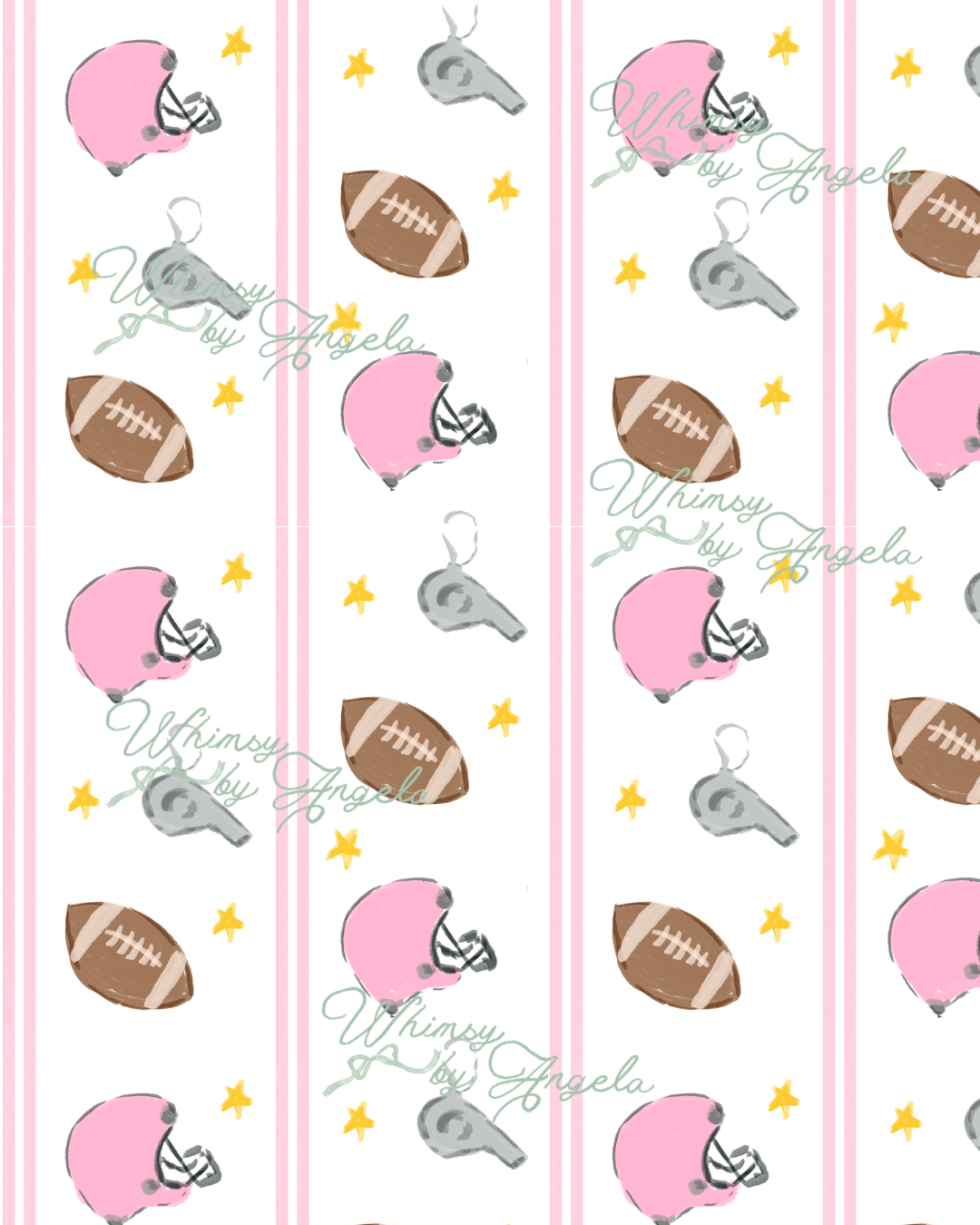 Football Fun Pink