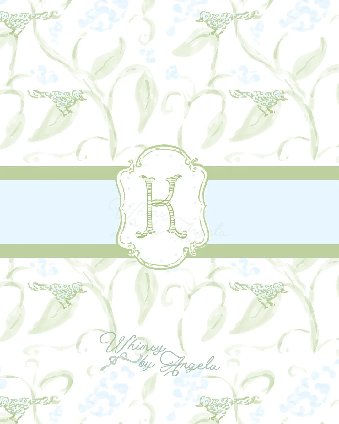 Soft watercolor Patterns &amp; Logos to complete your branding suite 🤍 Now booking all of Spring!