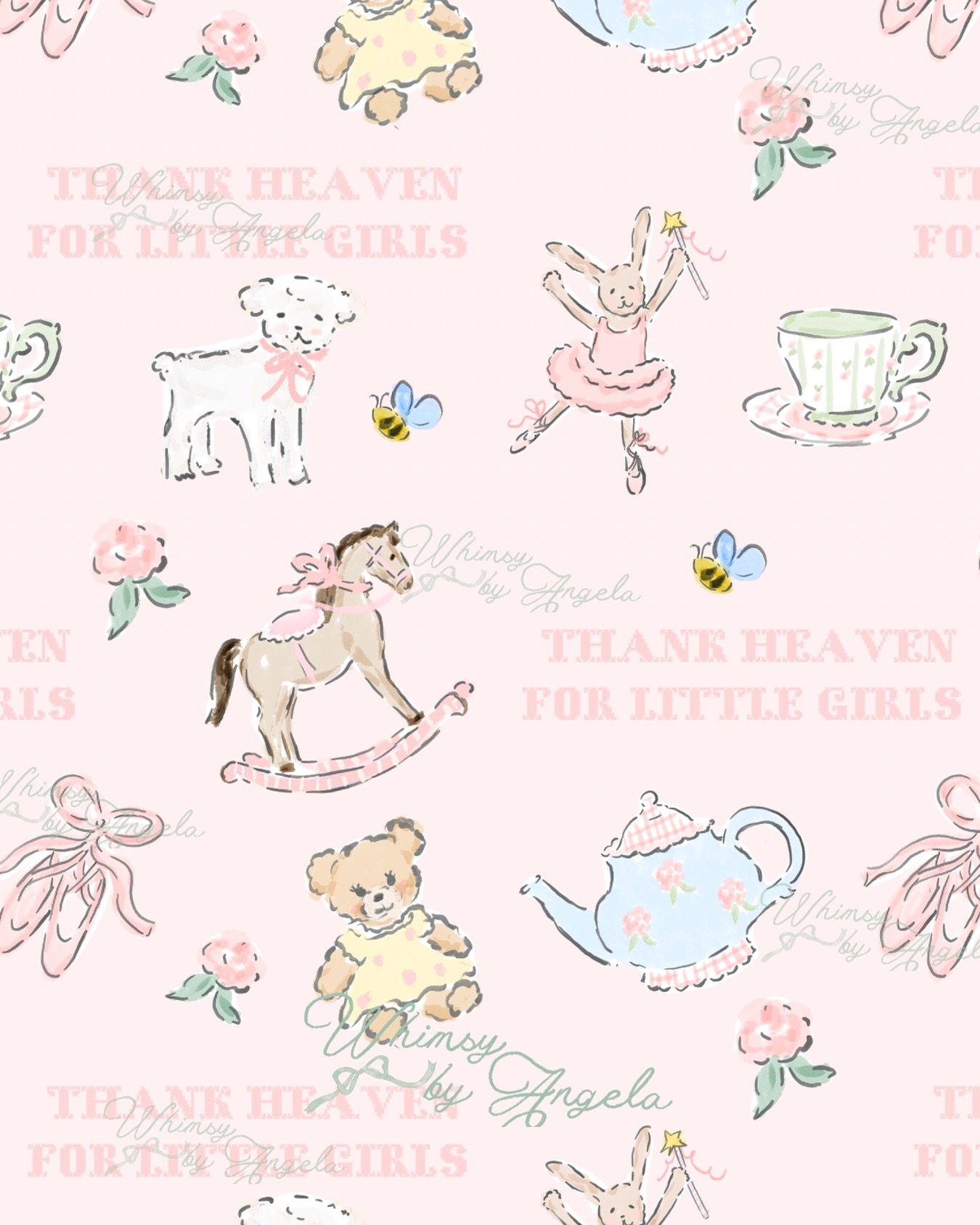 For all my girl mommas! Thank heaven for little girls 🥹🎀💓🌷🌼