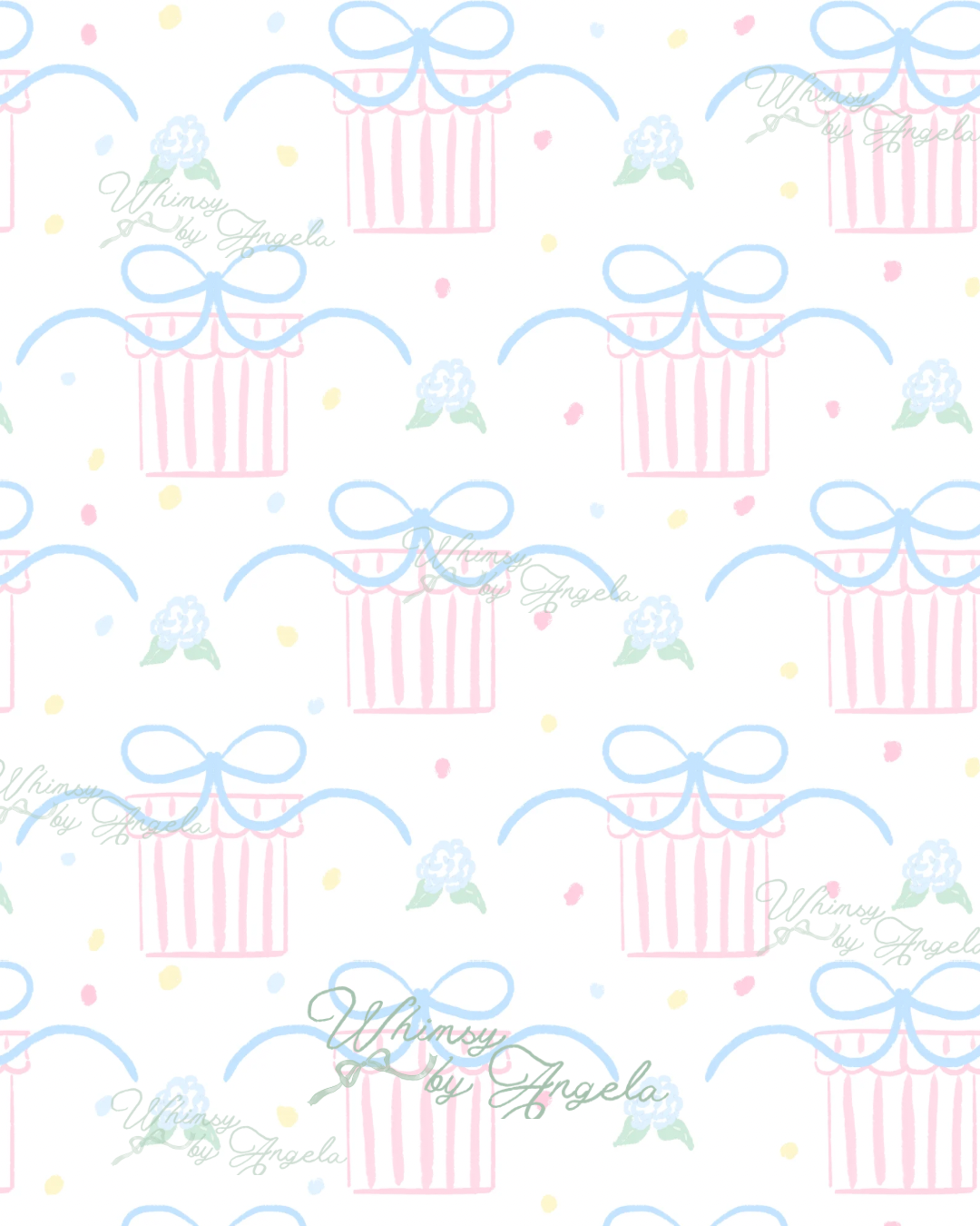 Confetti Pink Presents