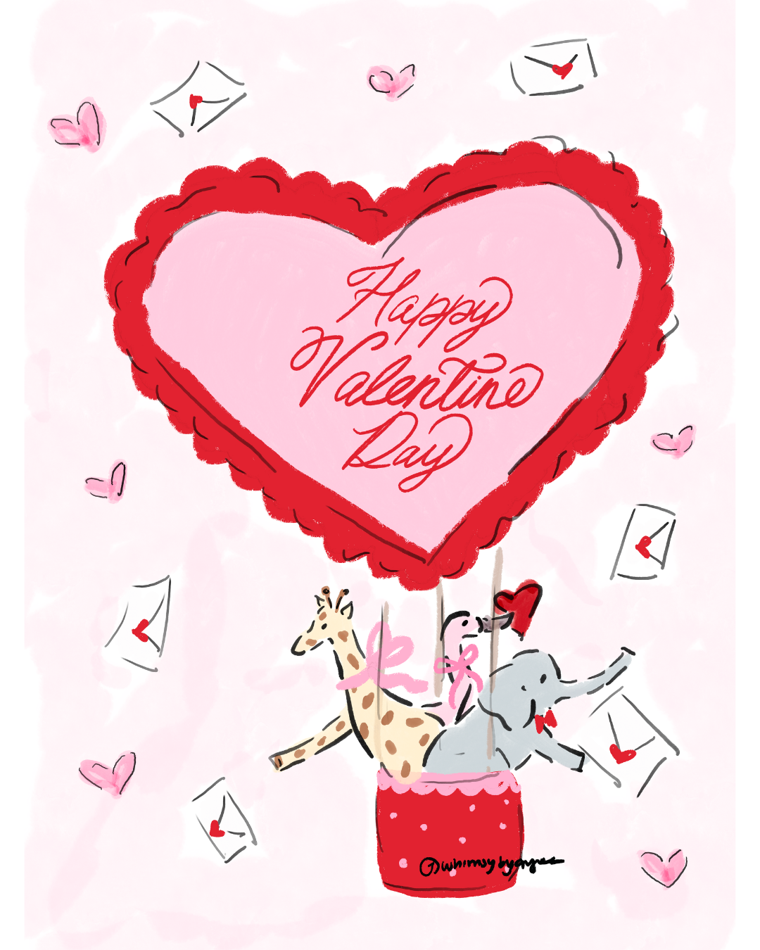 Heart Hot Air Balloon