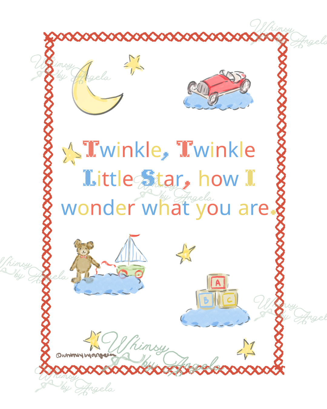 Twinkle Twinkle Little Star - Print Ready Wall Art