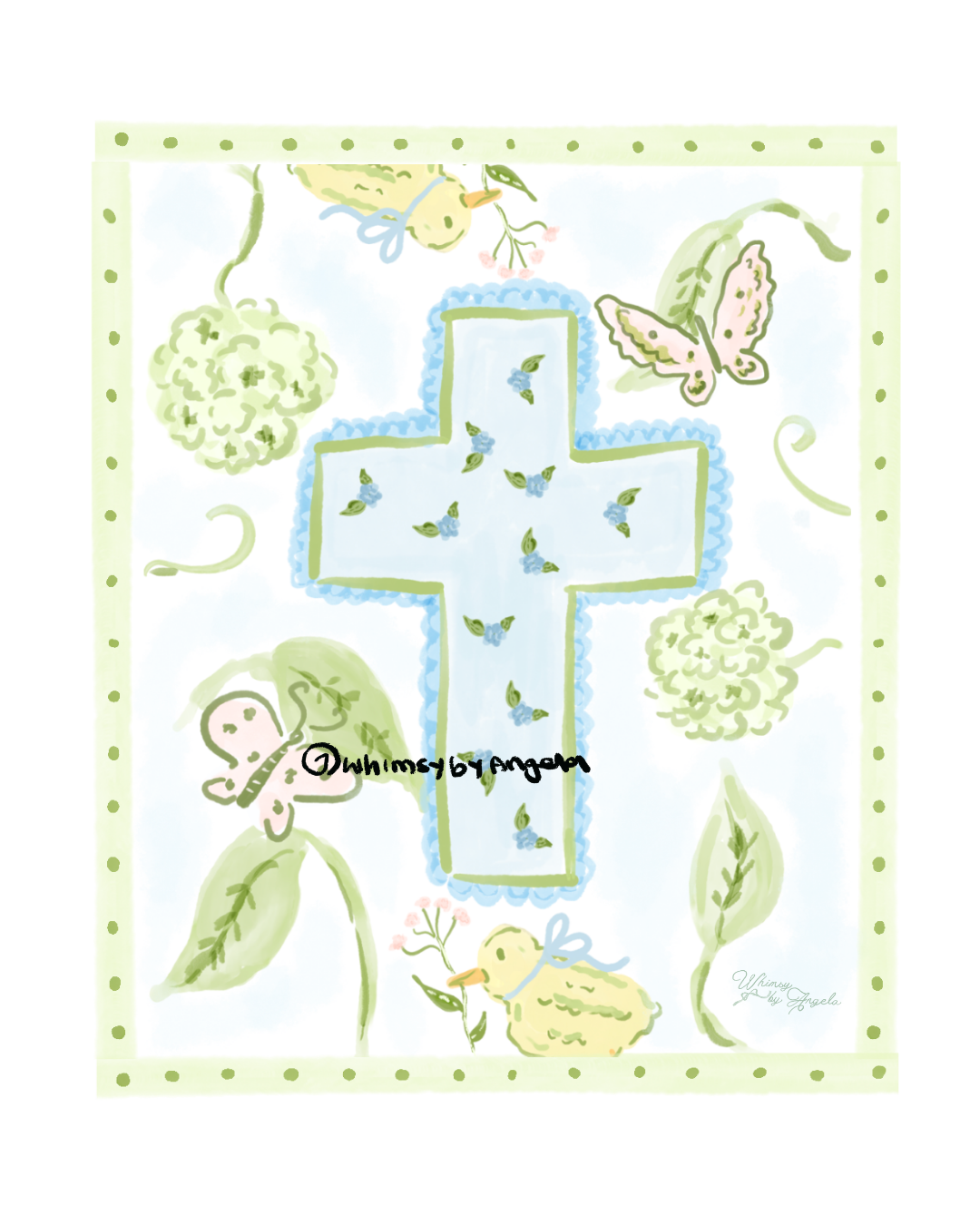 Floral Cross 
