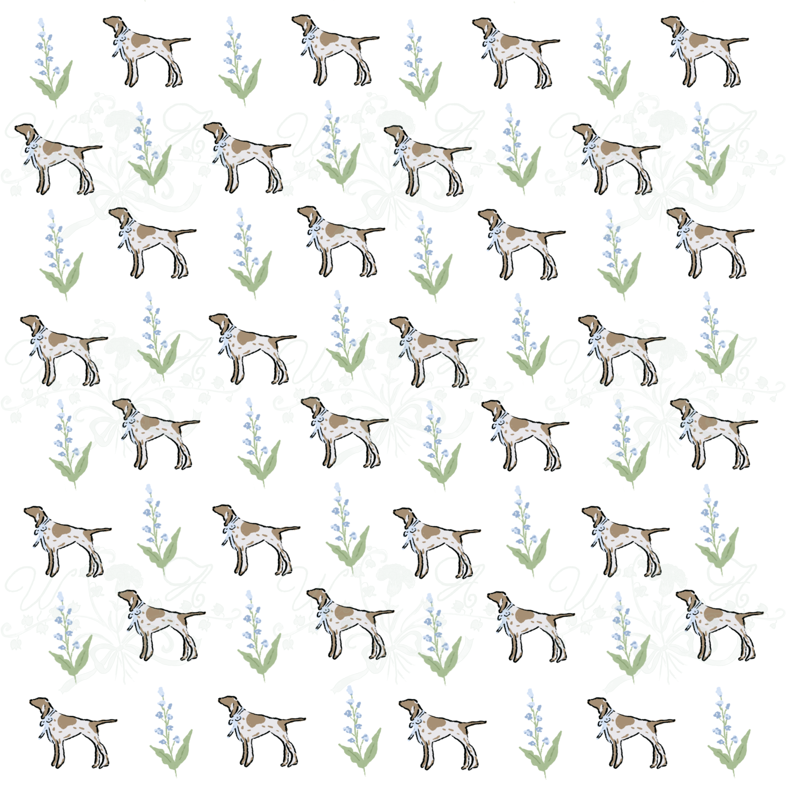 Southern Dog Pattern