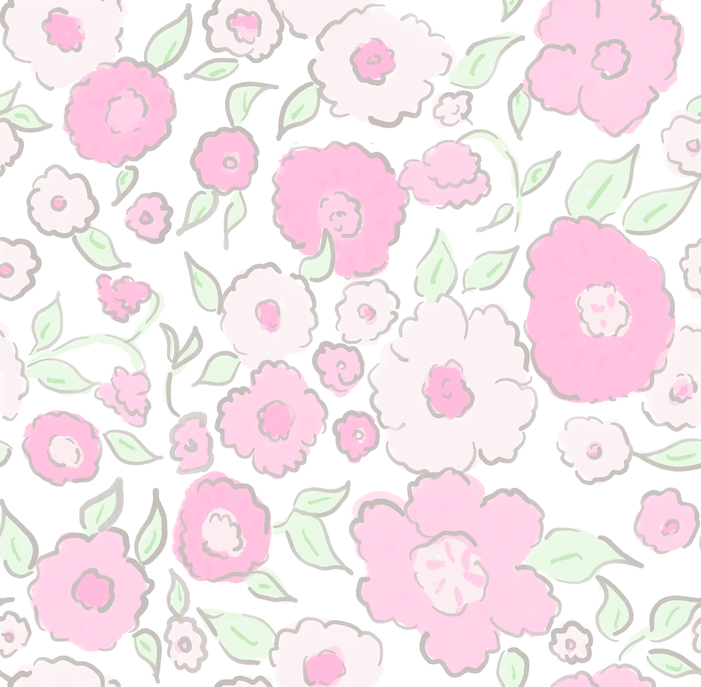 Flower Power - All Pink Pattern