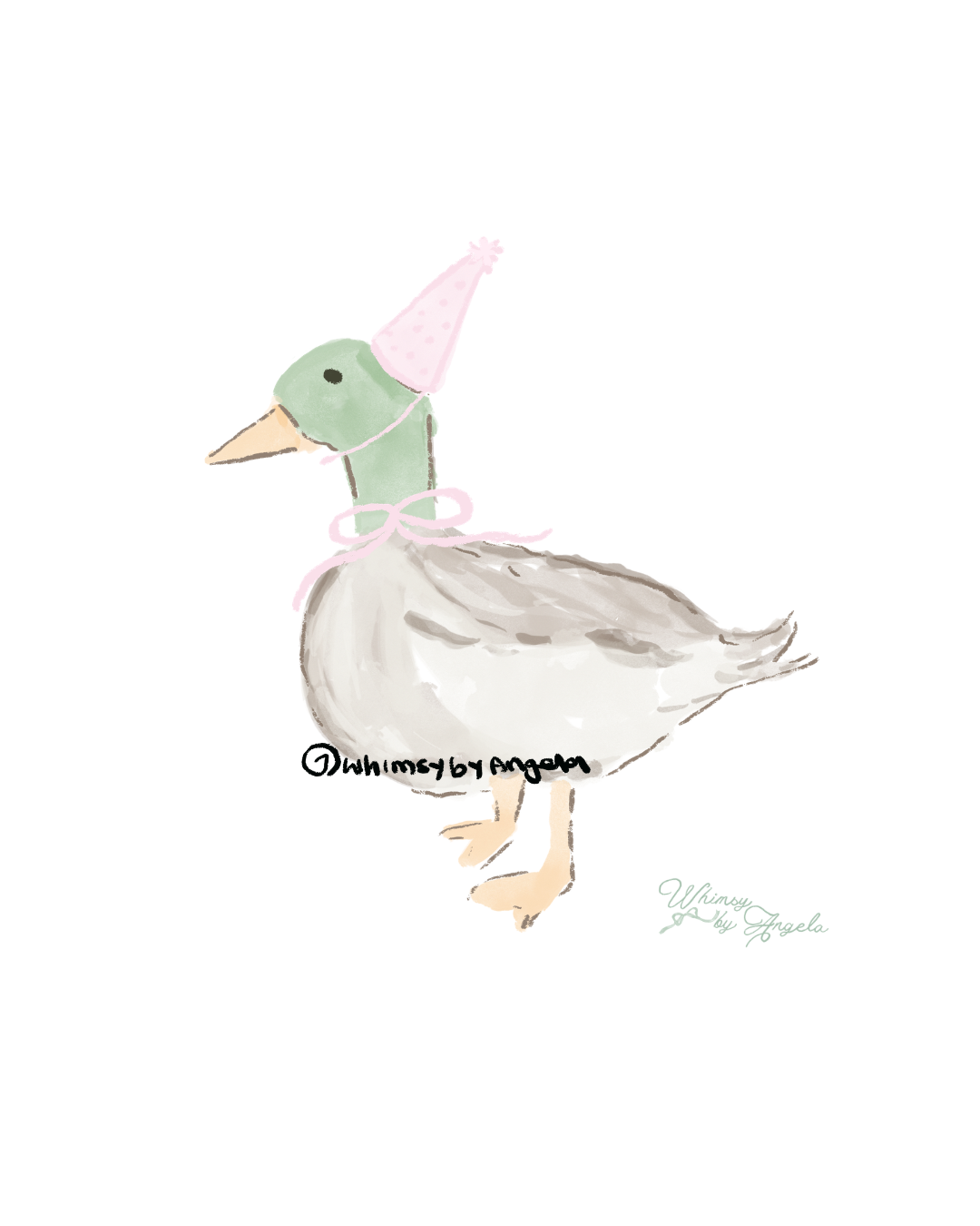Pink Birthday Mallard