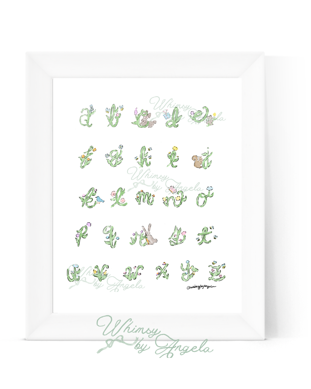 Garden ABCs - Print Ready Art