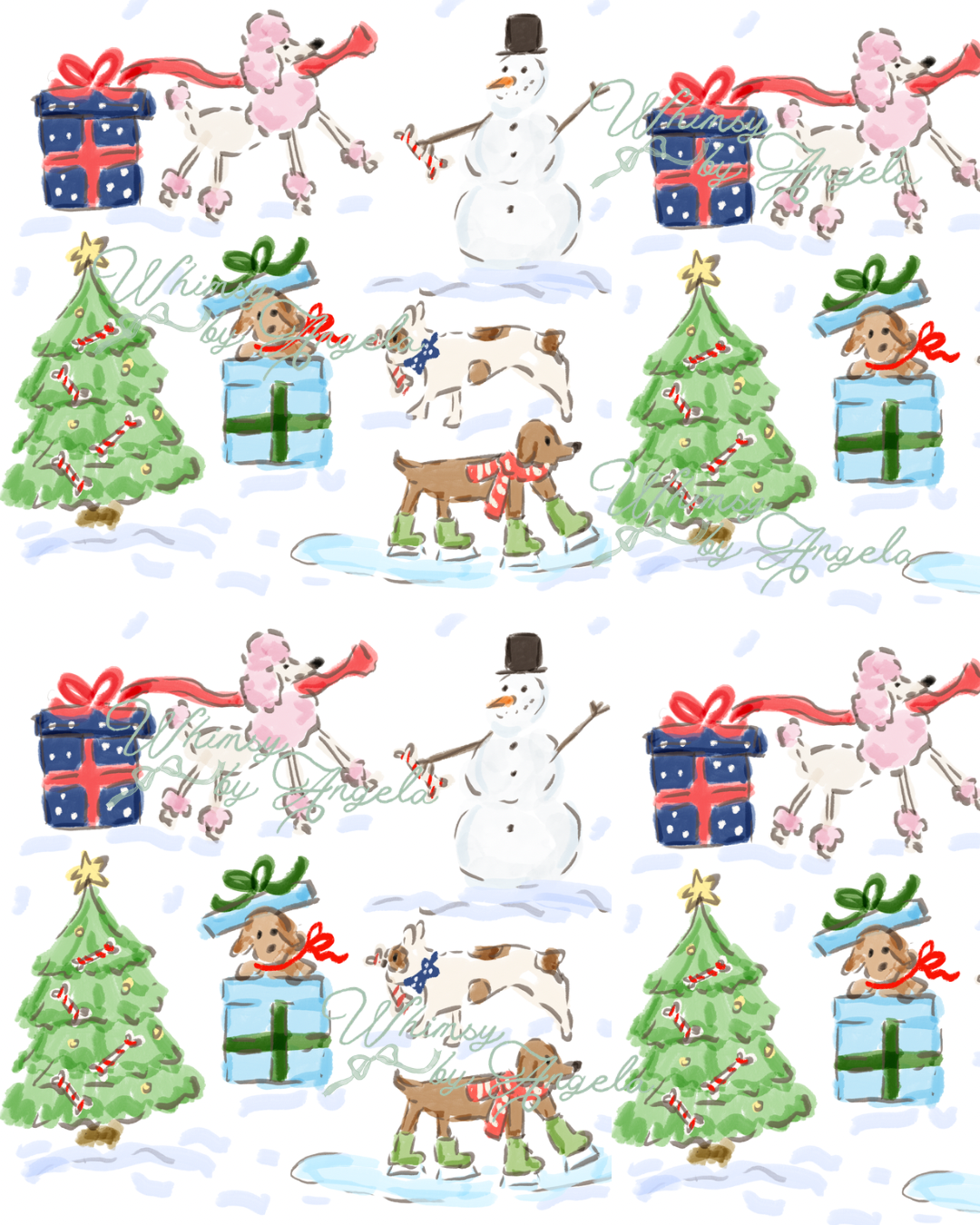 Wintertime Pups