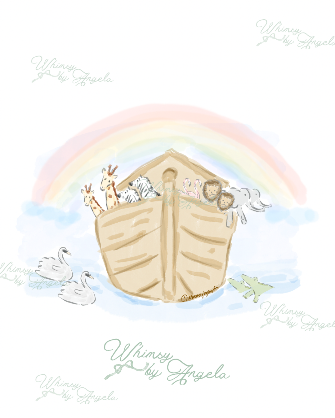 Noah’s Ark - Print Ready Wall Art