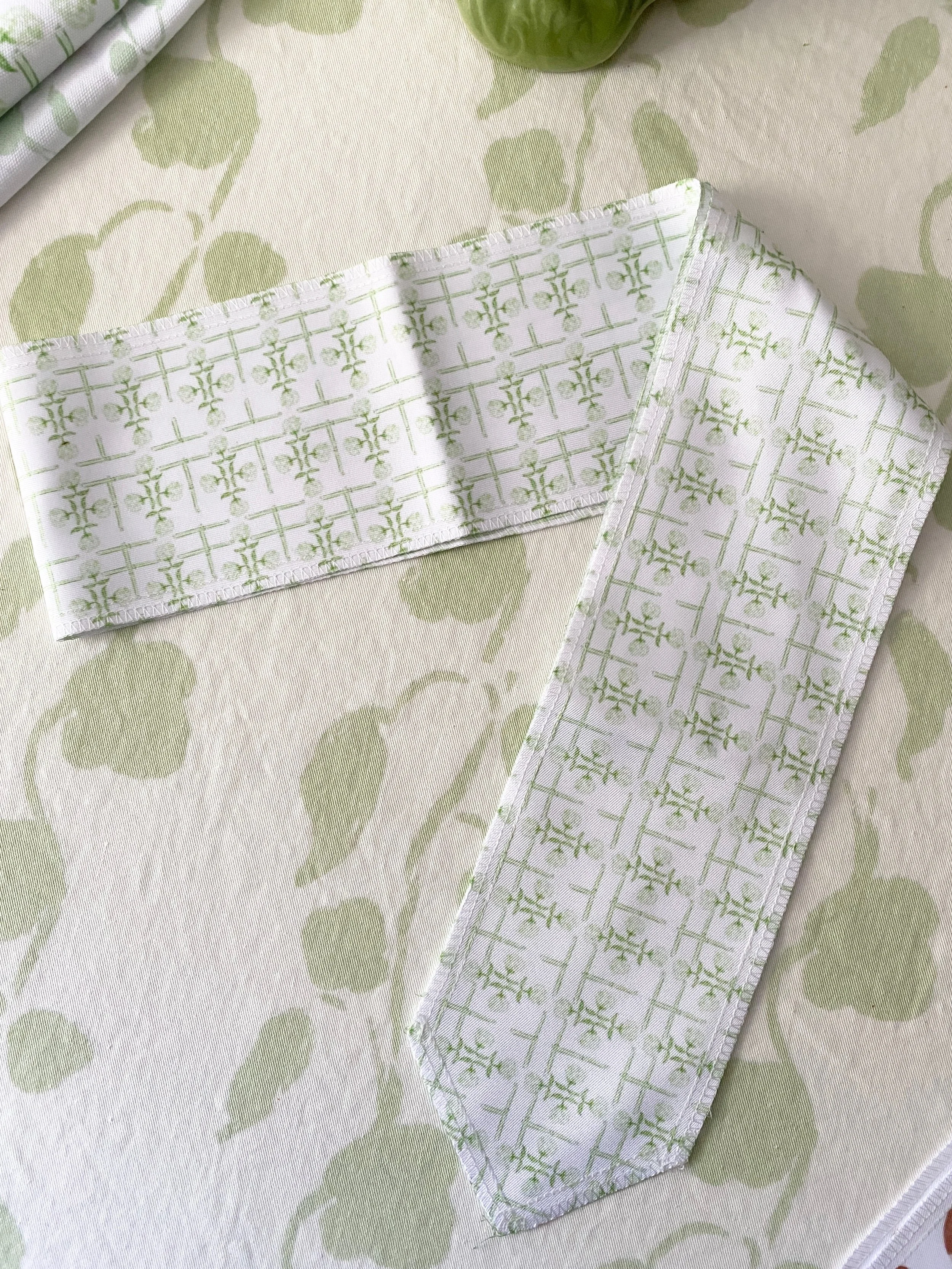 Bamboo Greenery Wreath Sash
