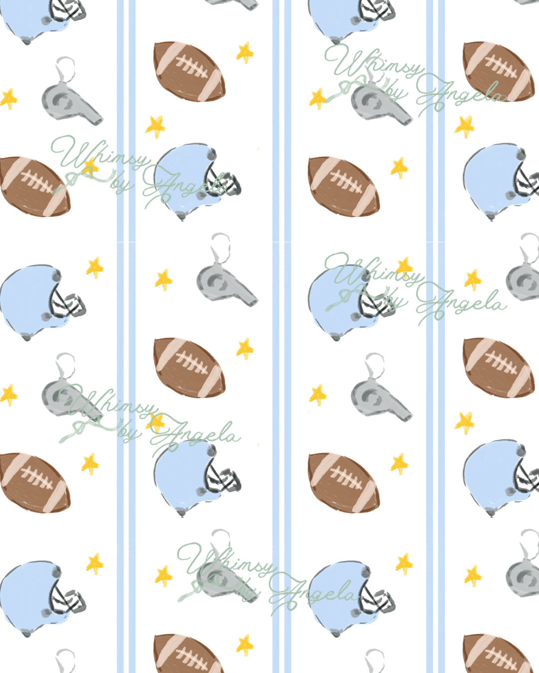 Football Fun Blue