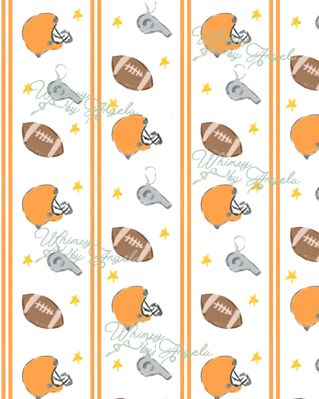 Football Fun Orange
