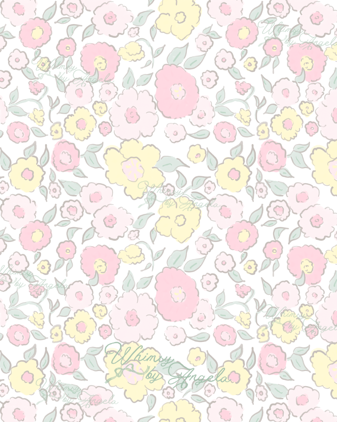 Flower Power - Pink and Yellow