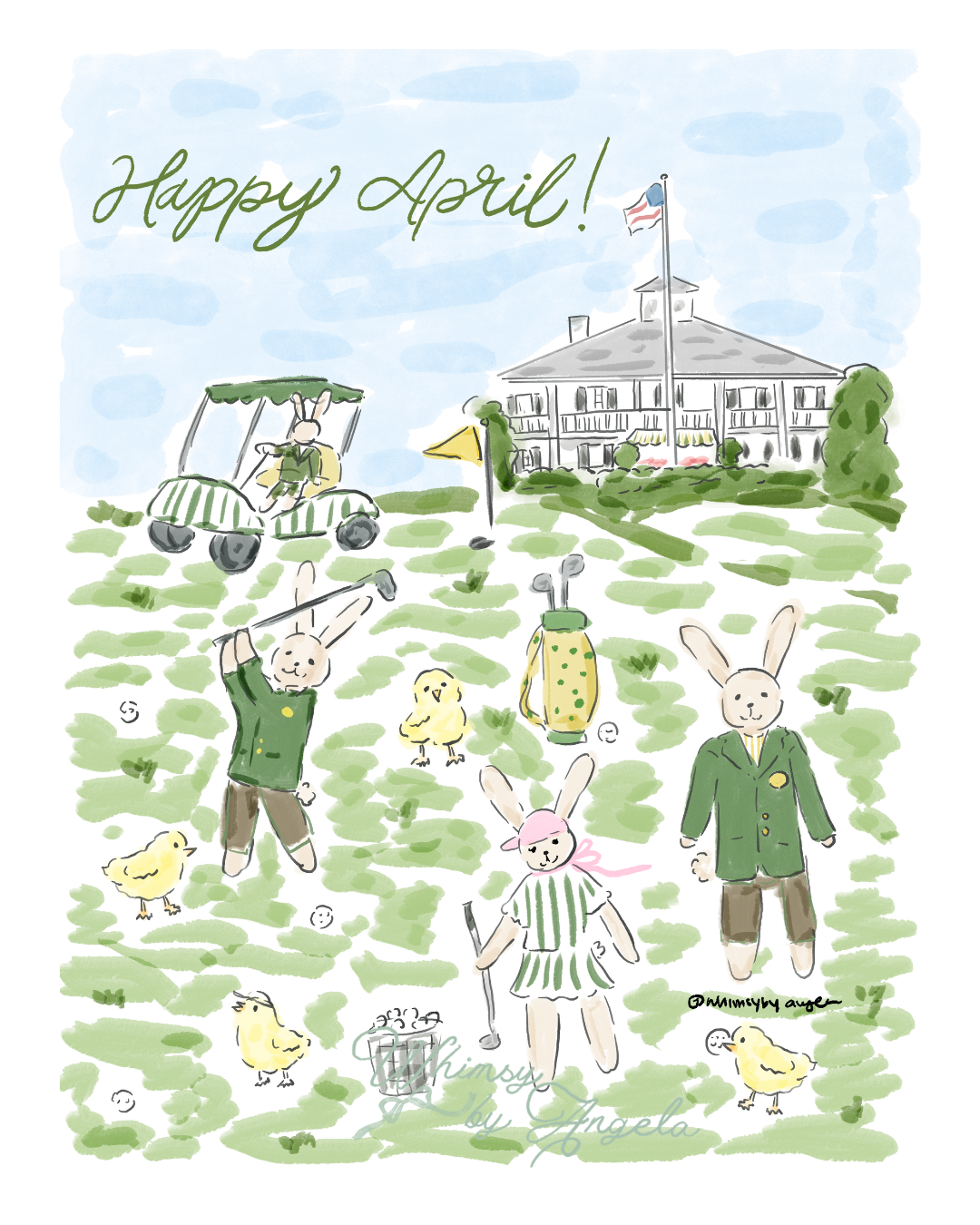 Golfing Bunnies