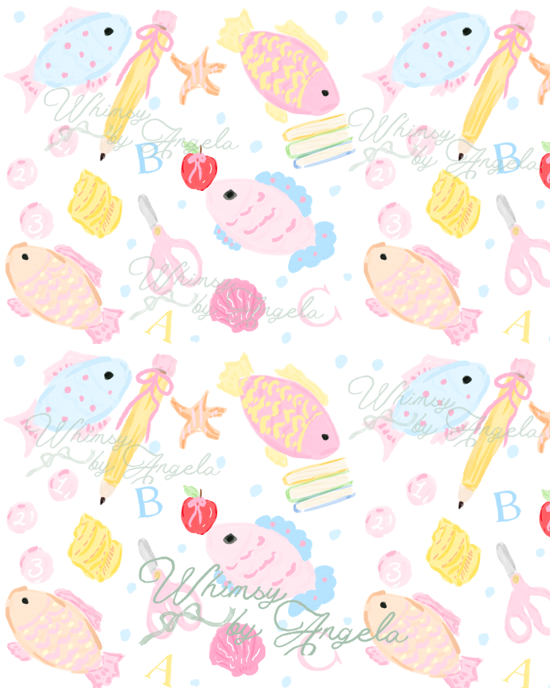 School of Fish - Pink