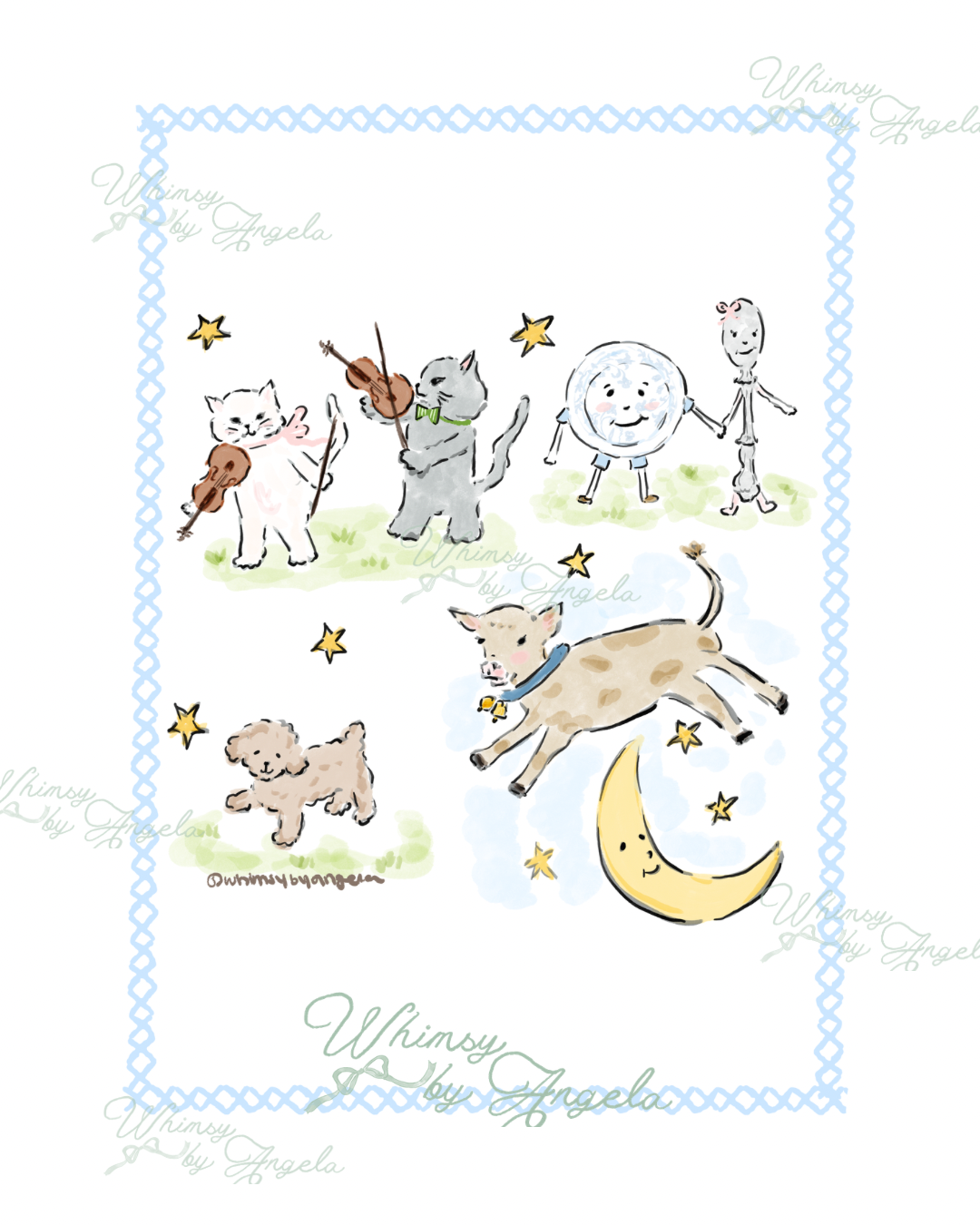 Hey Diddle - Print Ready Wall Art